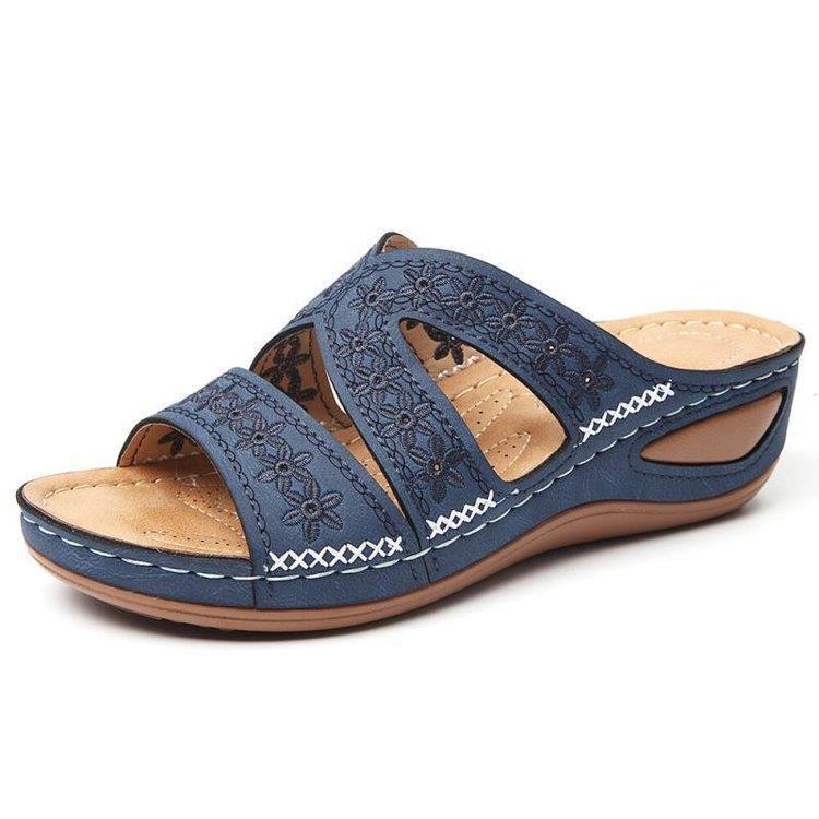 Women's Summer Wedge Sandals - Comfortable & Stretchy