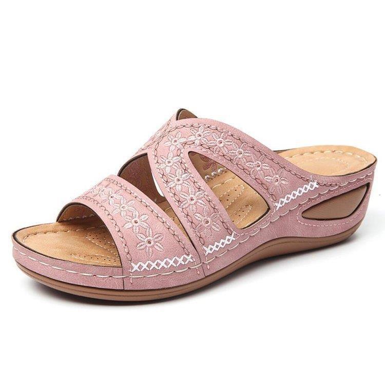 Women's Summer Wedge Sandals - Comfortable & Stretchy