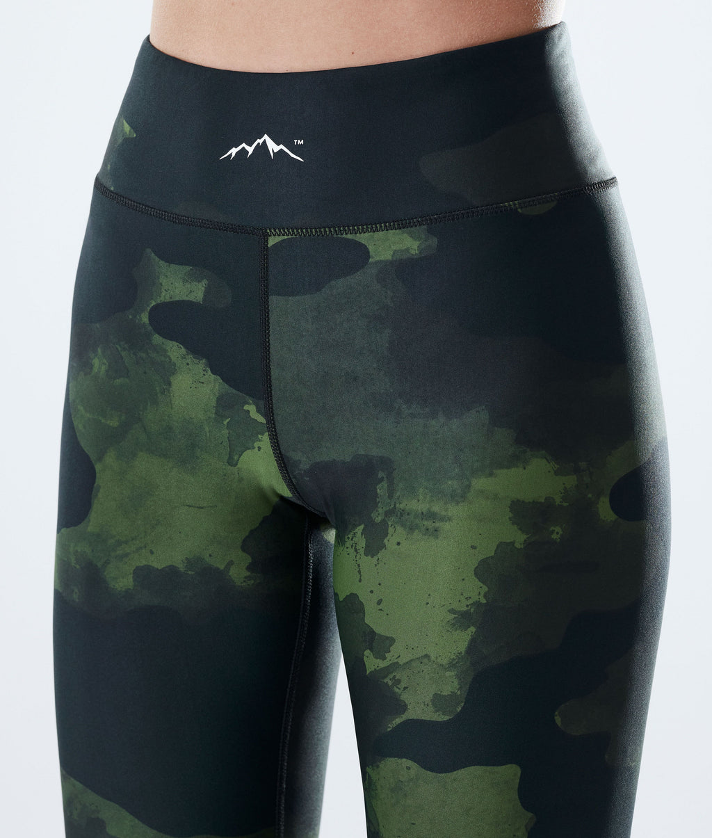 Leggings Women Green Camo