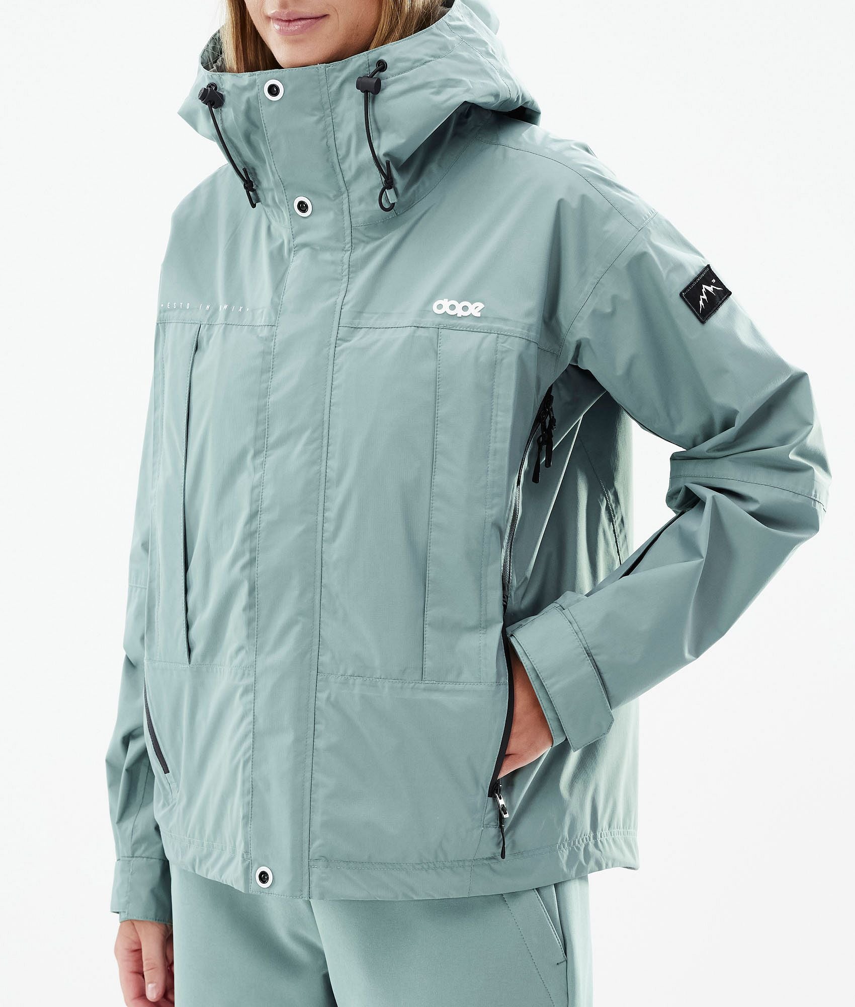 Outdoor Jacket For Women Faded Green