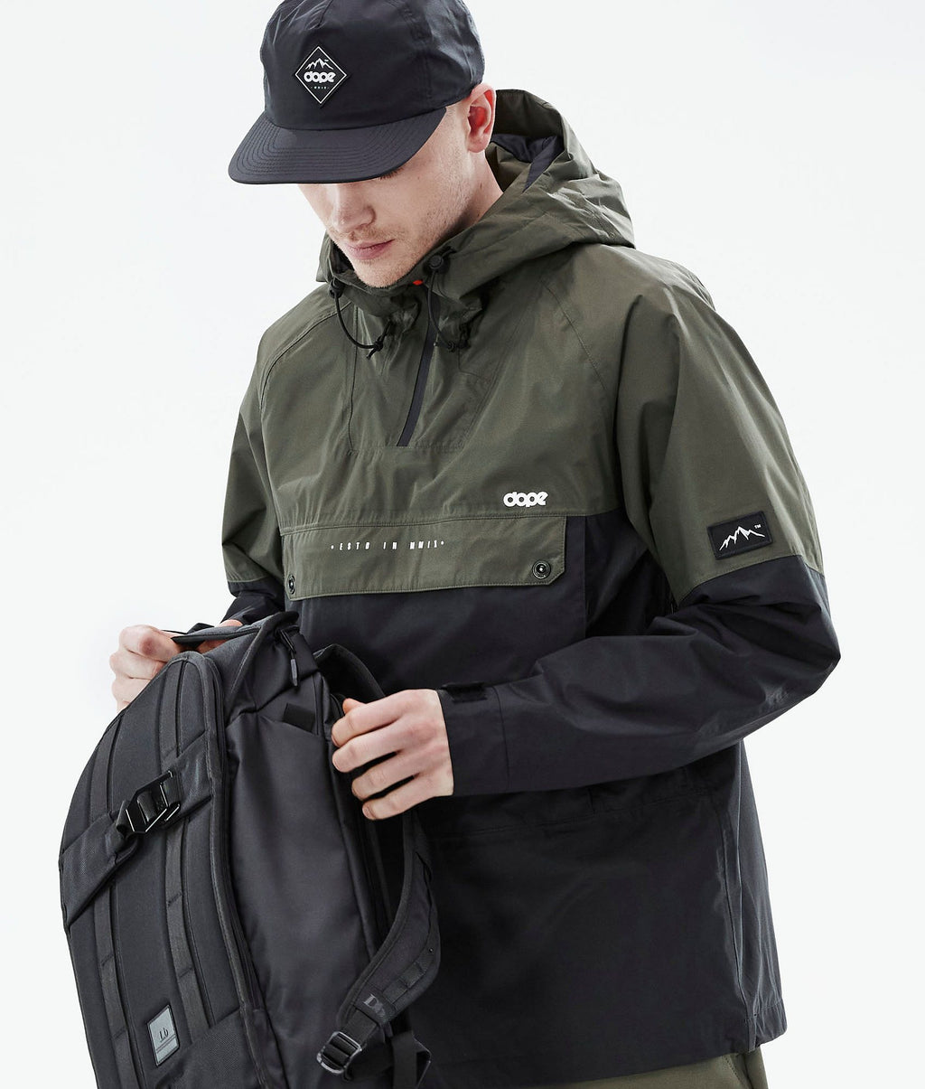 Outdoor Jacket For Men Olive Green/Black