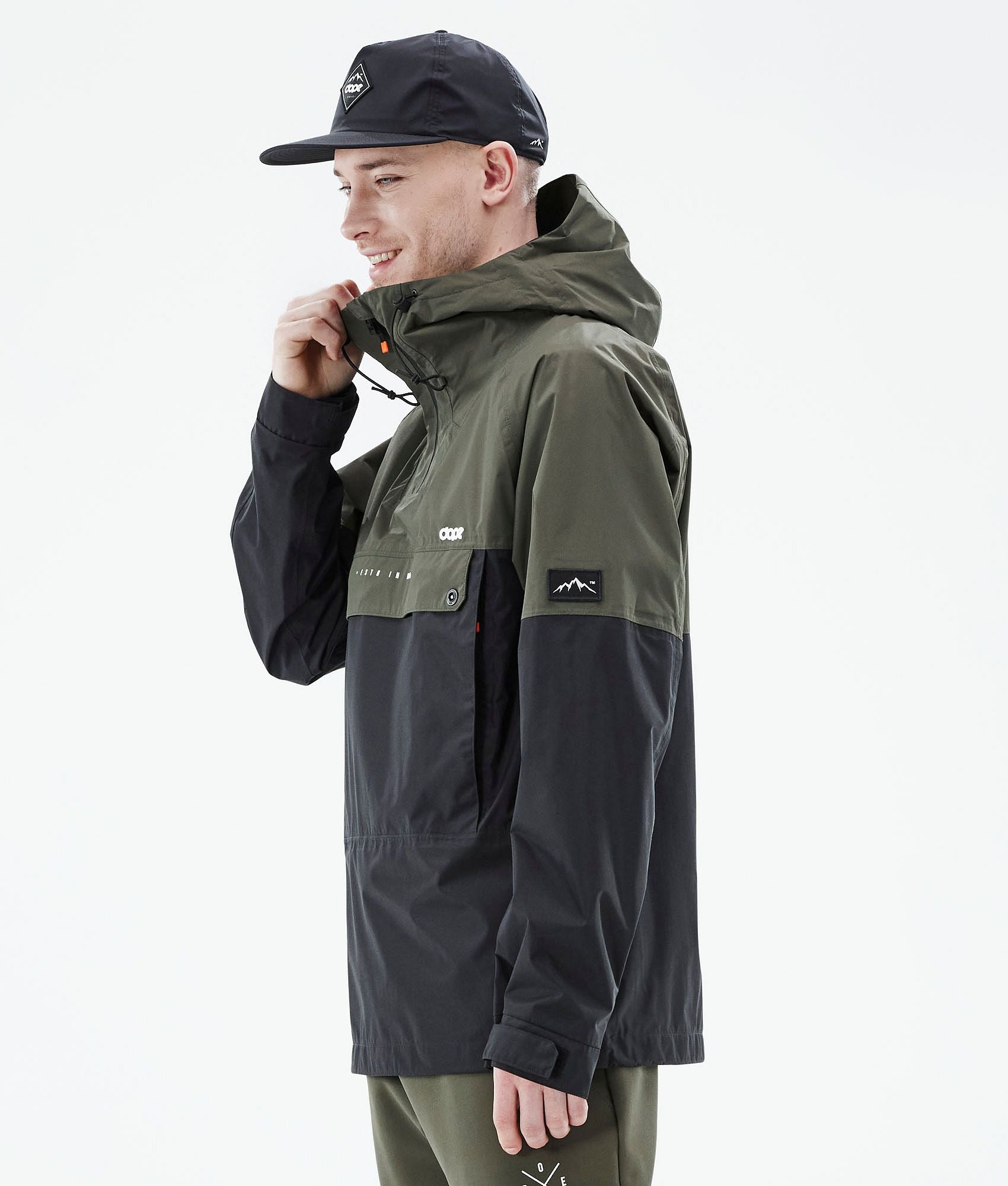 Outdoor Jacket For Men Olive Green/Black
