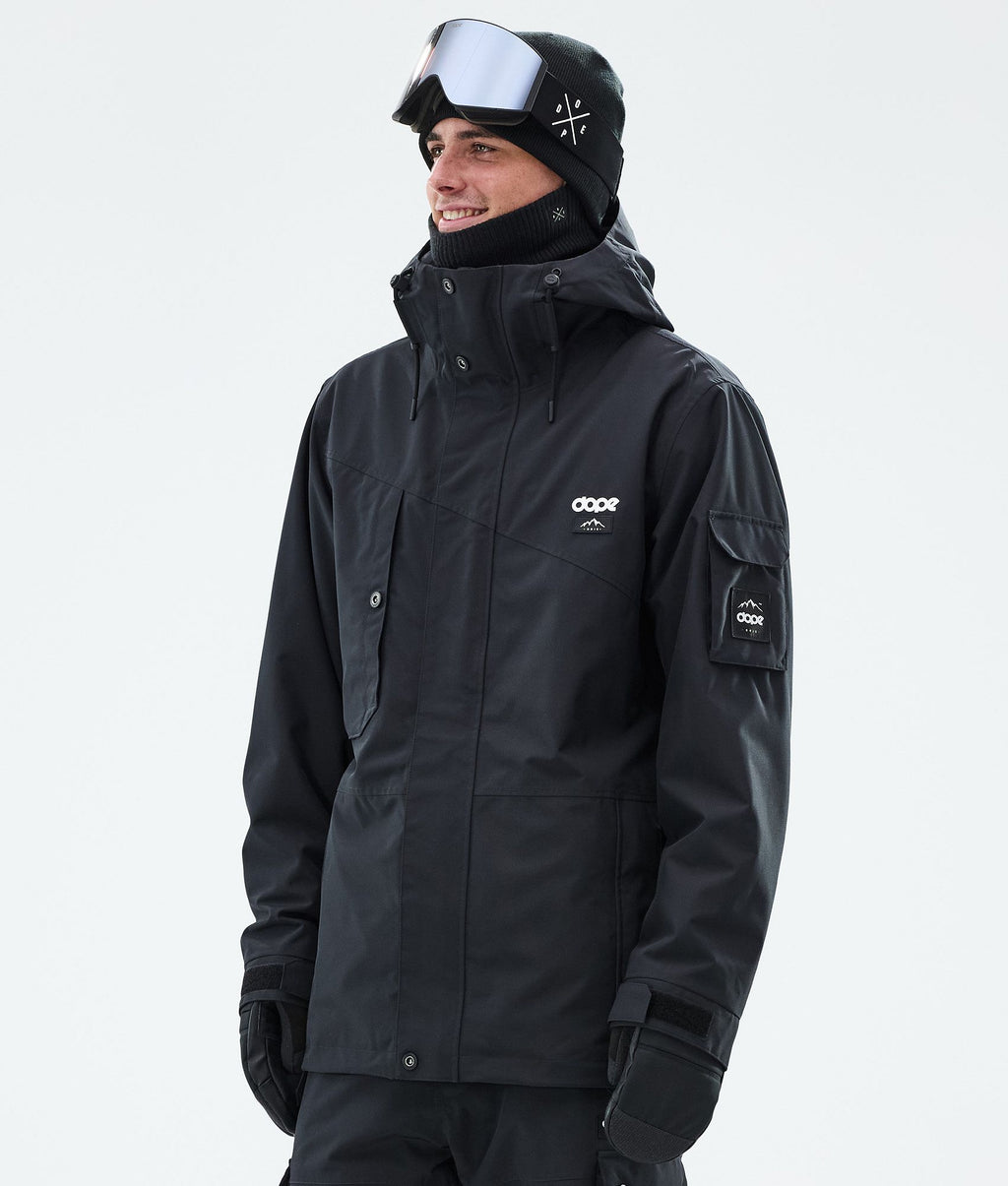 Snowboard Jacket For Men Blackout