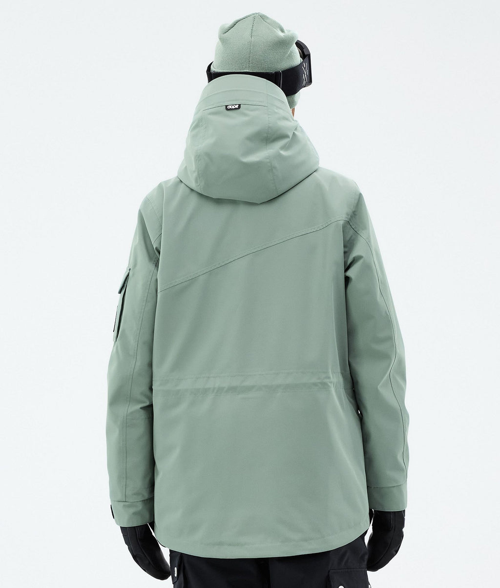 Snowboard Jacket For Women Faded Green