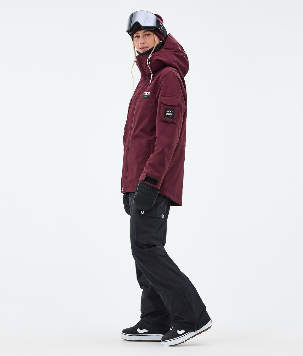Snowboard Jacket For Women Burgundy