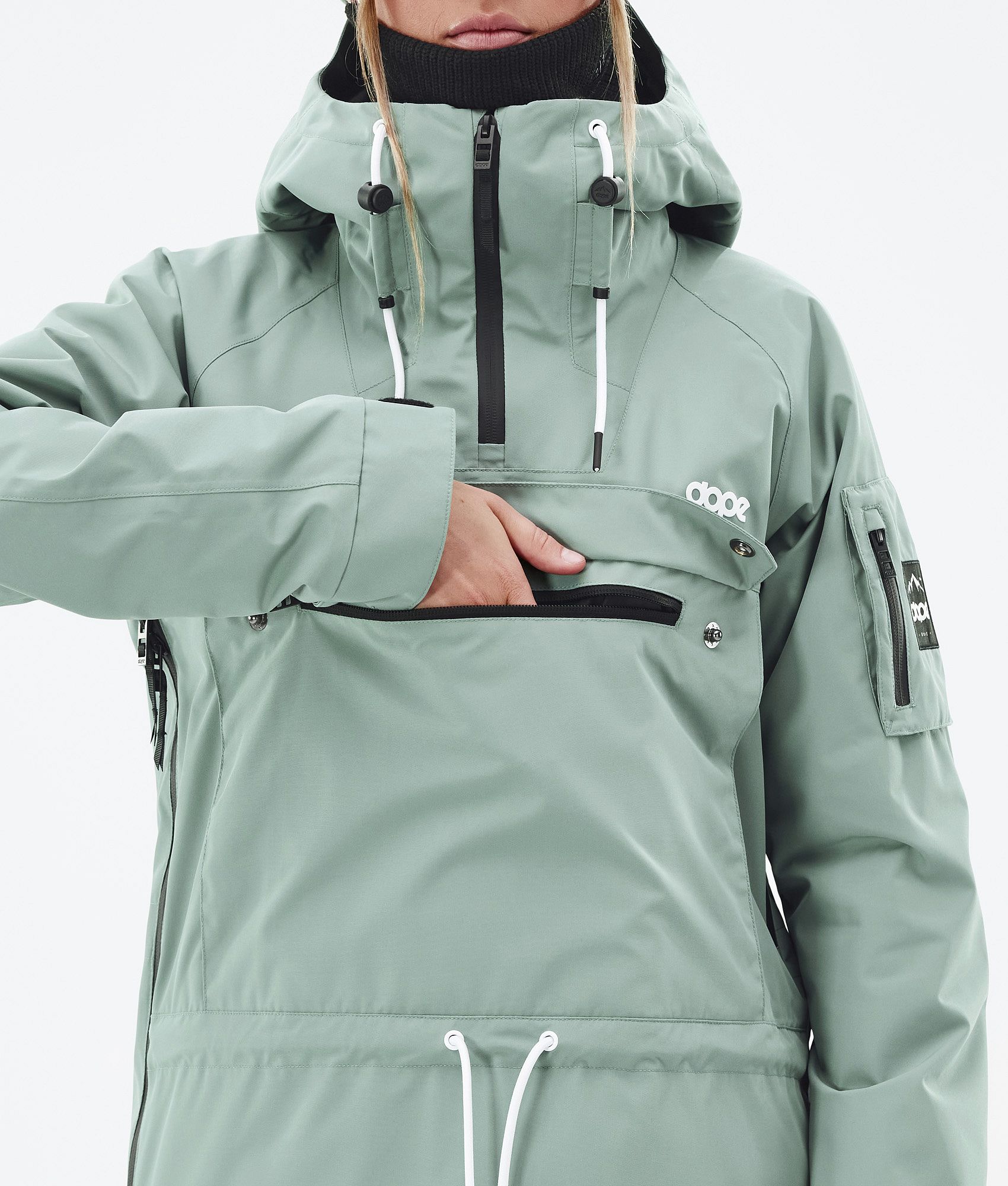 Snowboard Jacket For Women Faded Green