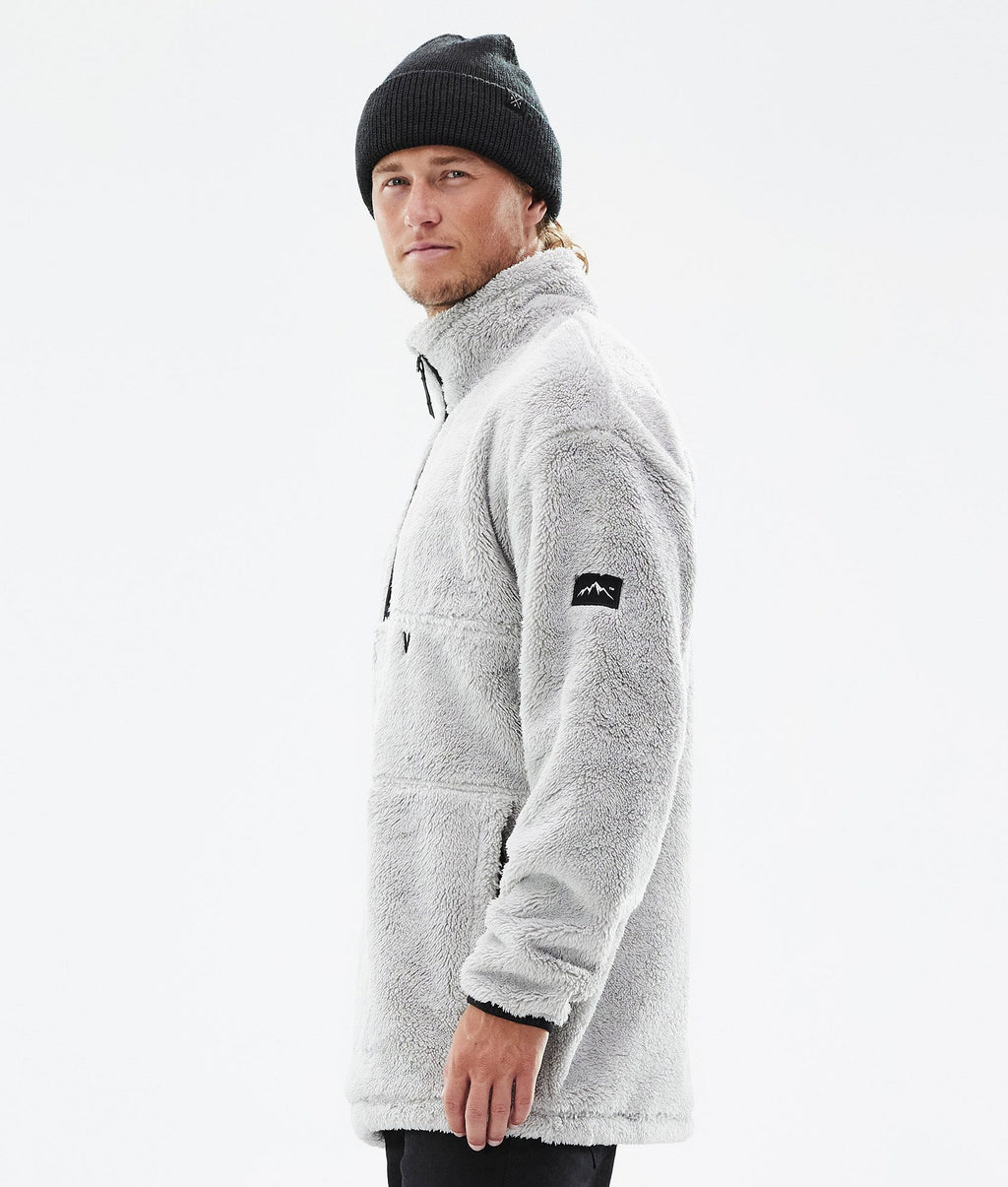 Fleece Sweater For Men Light Grey
