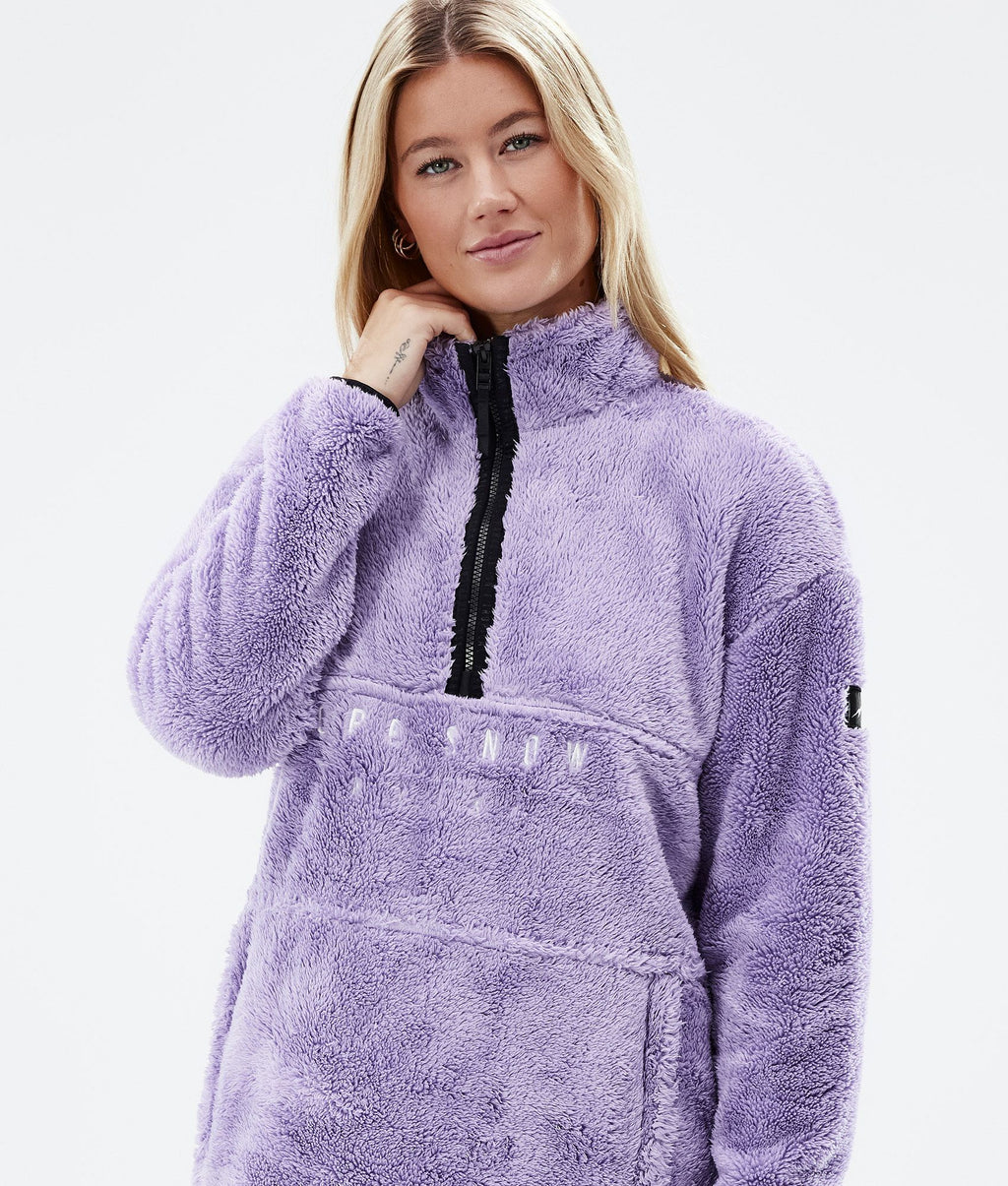 Fleece Sweater For Women Faded Violet