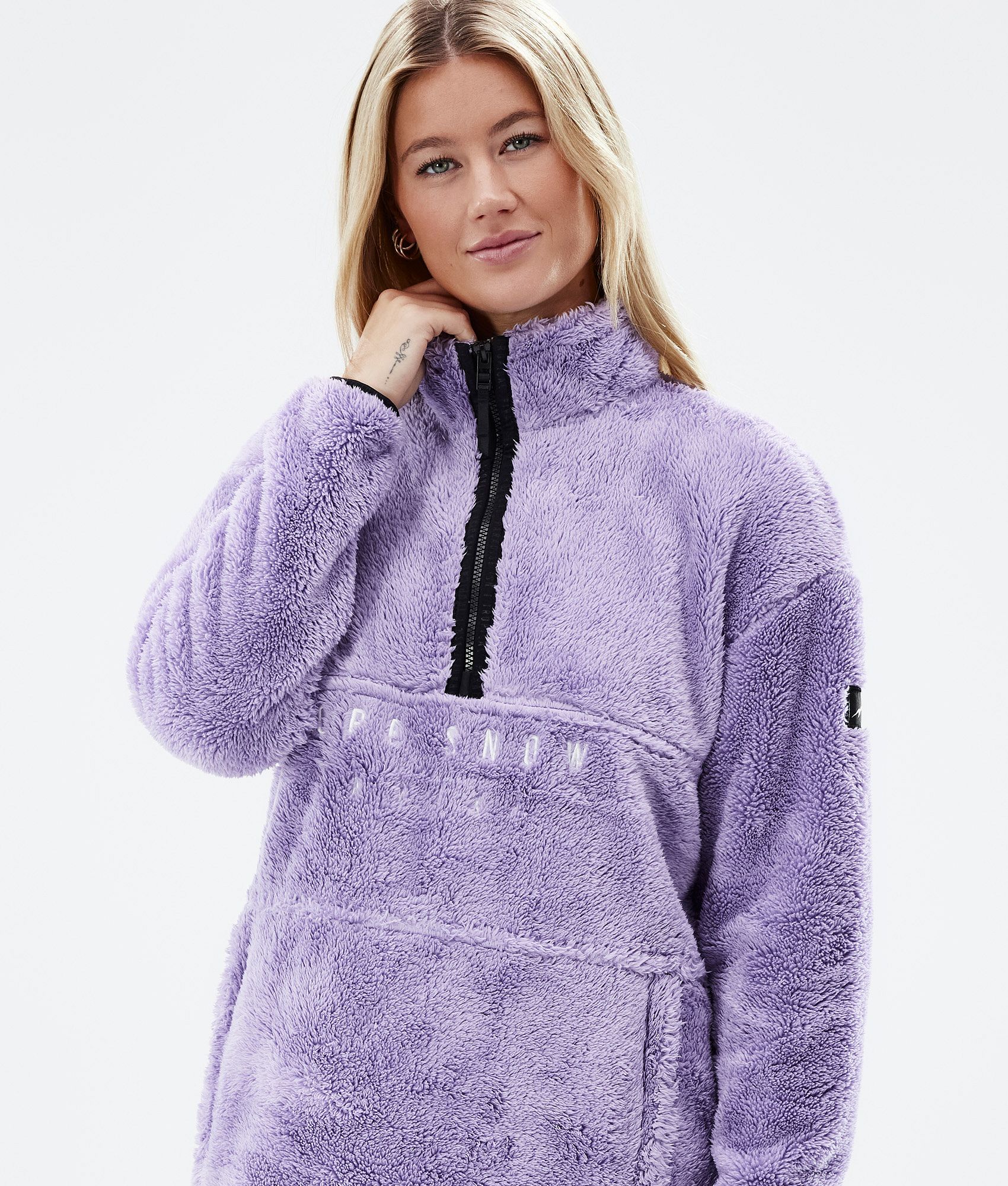 Fleece Sweater For Women Faded Violet