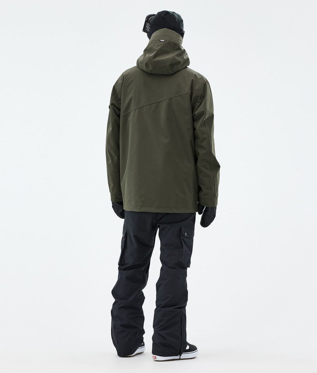 Snowboard Jacket For Men Olive Green
