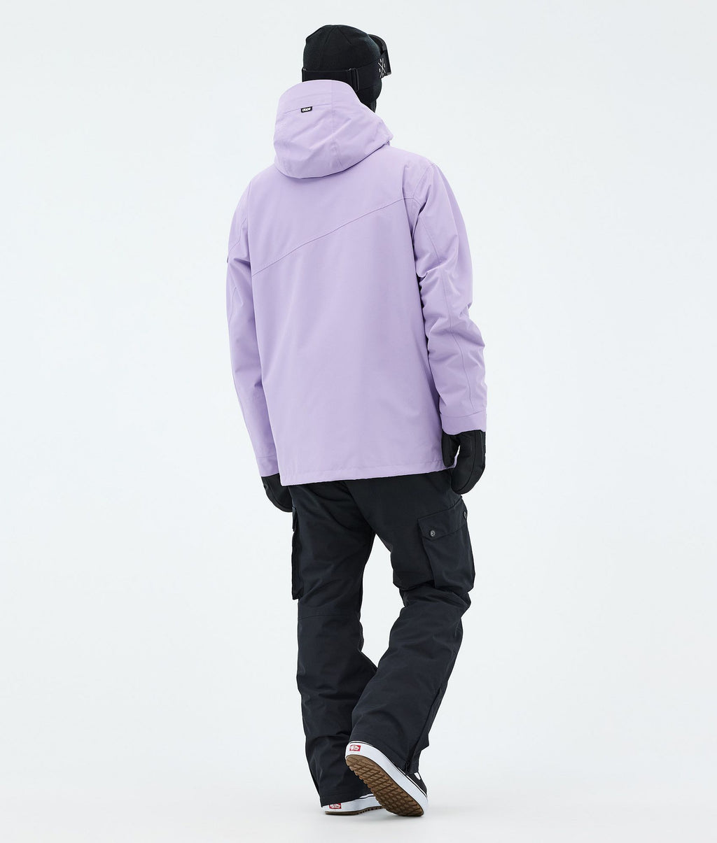 Snowboard Jacket For Men Faded Violet