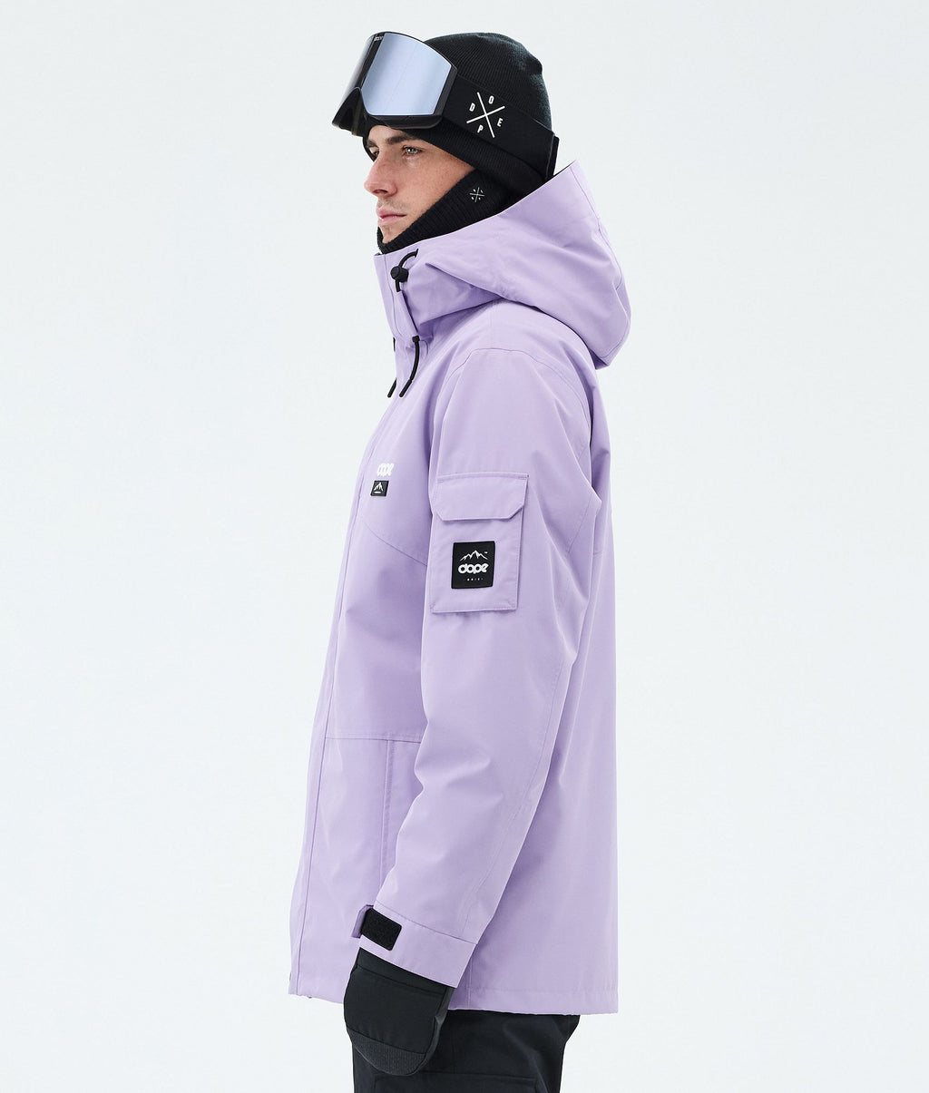 Snowboard Jacket For Men Faded Violet