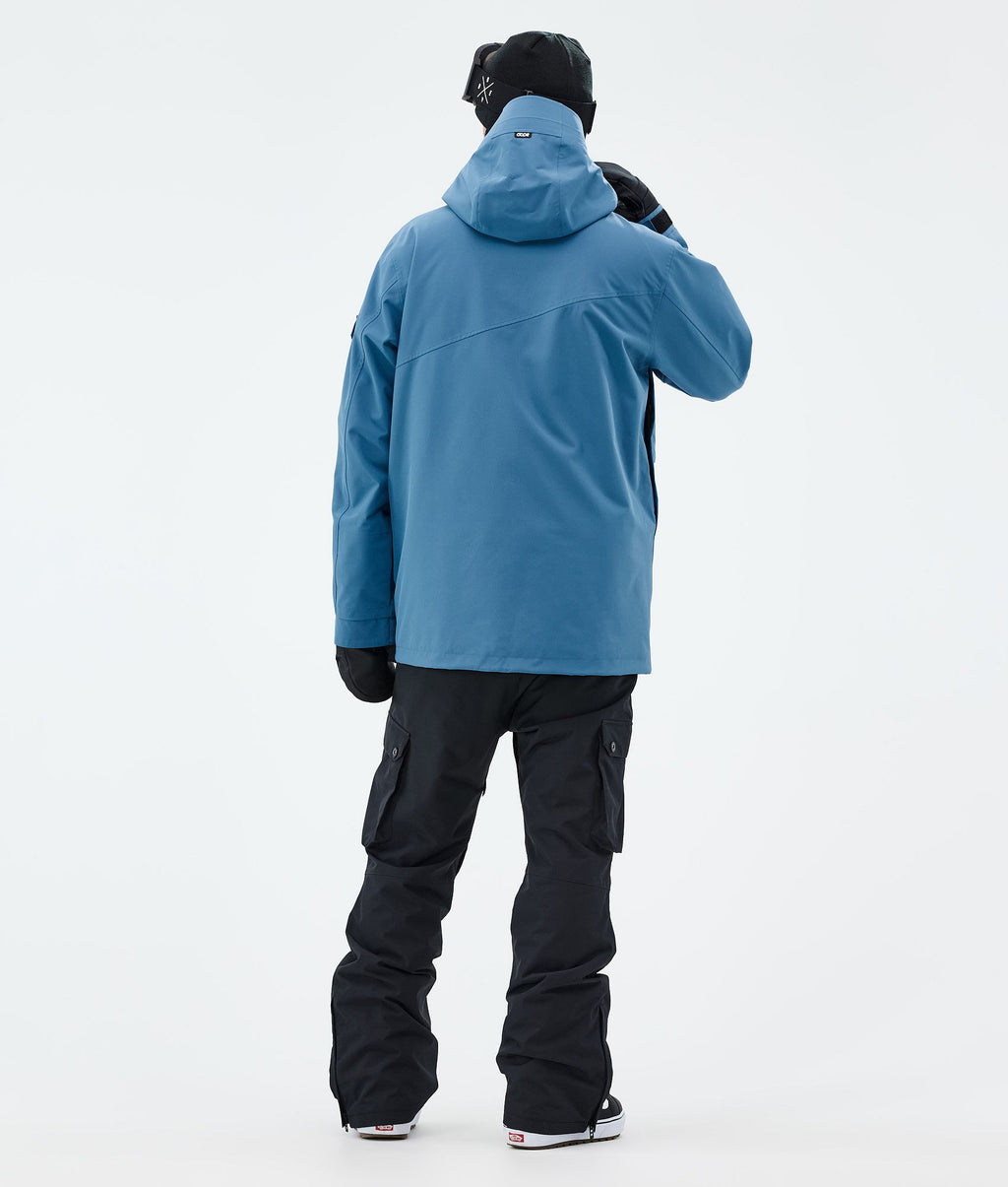 Snowboard Jacket For Men Blue Steel