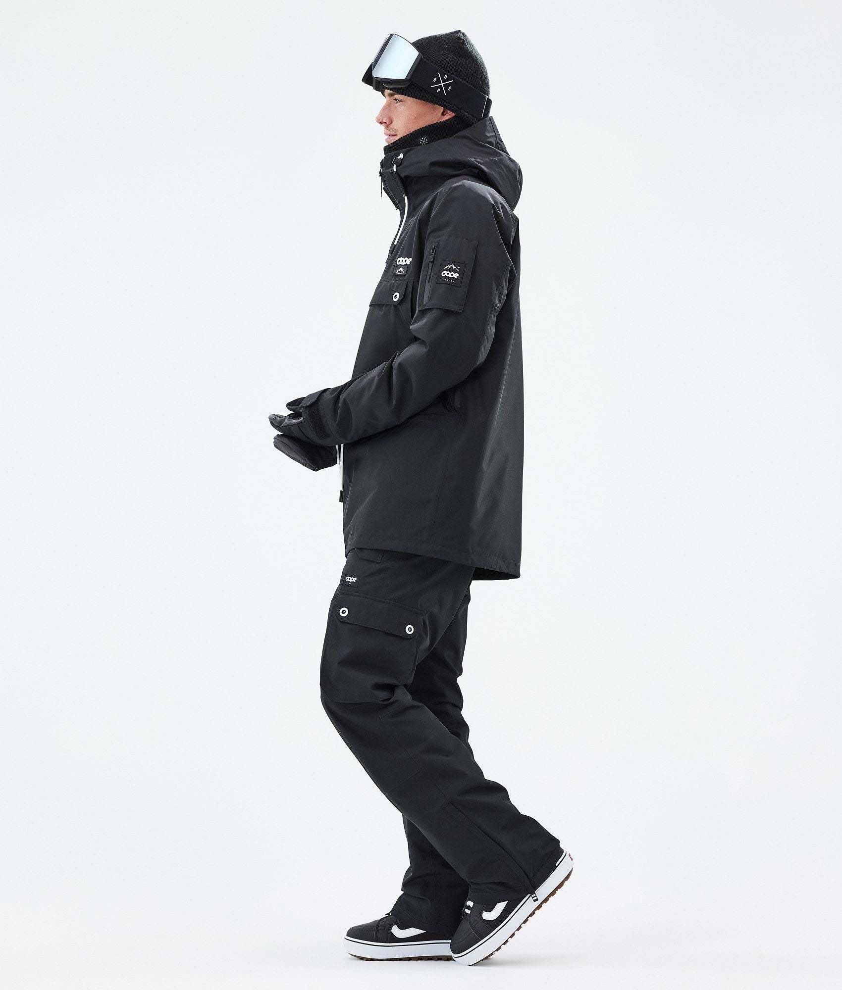 Snowboard Jacket For Men Black