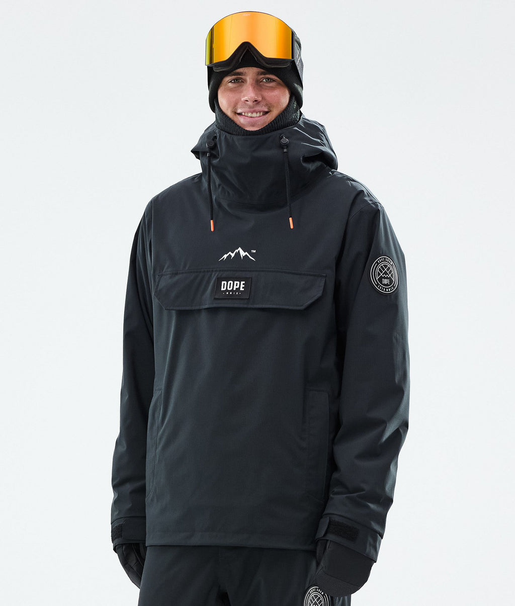 Snowboard Jacket For Men Black