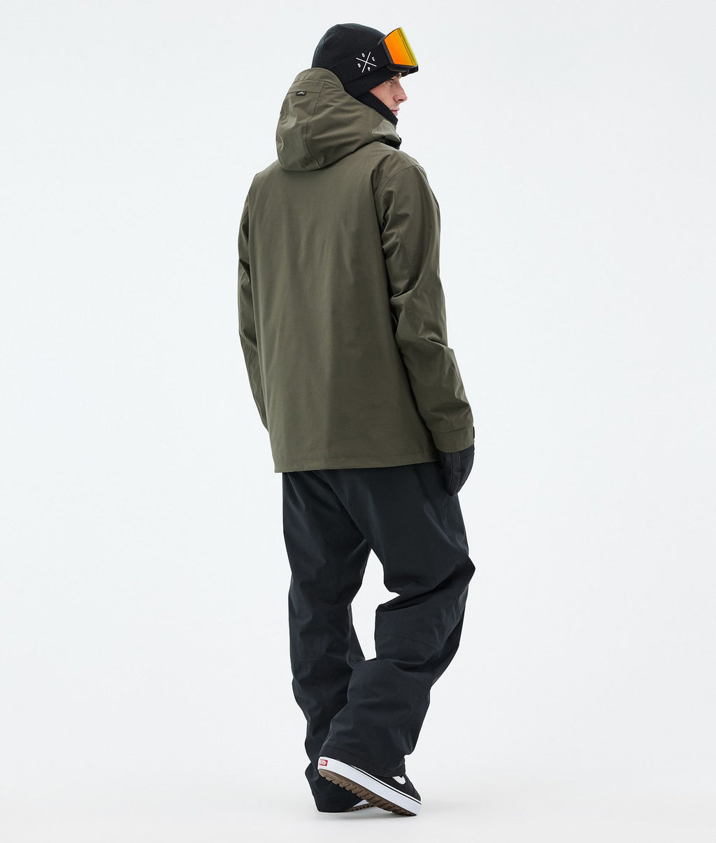 Snowboard Jacket For Men Olive Green