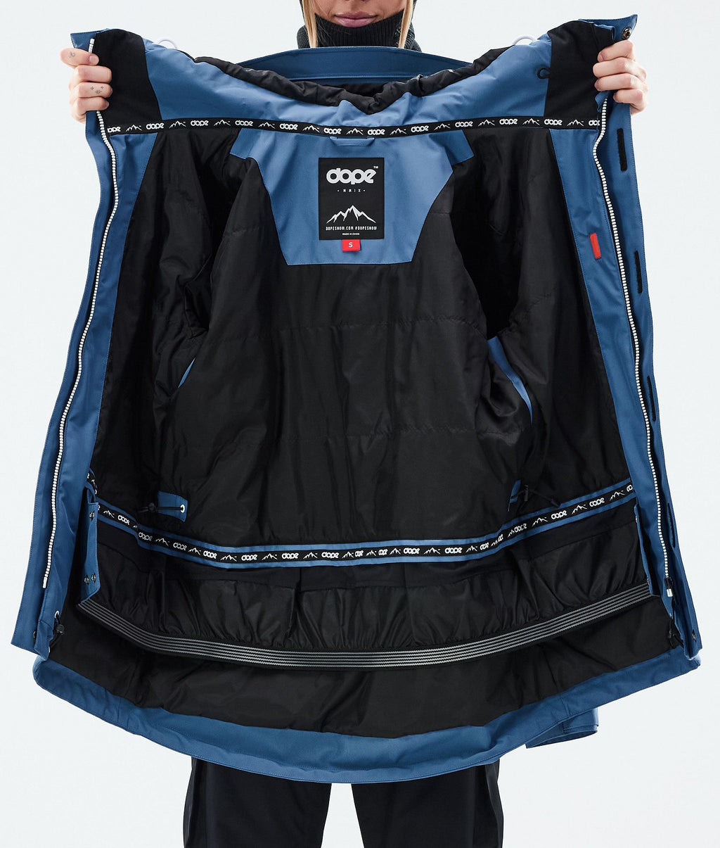 Snowboard Jacket For Women Blue Steel