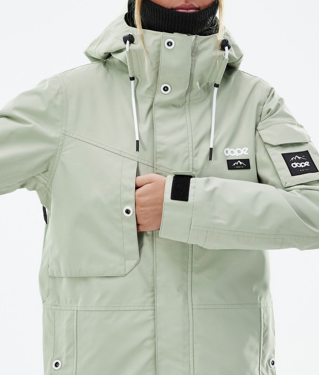 Snowboard Jacket For Women Soft Green