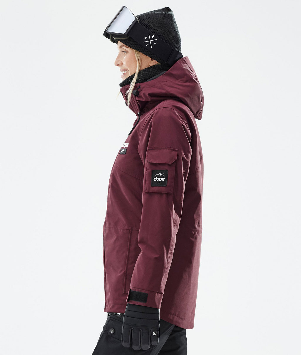 Snowboard Jacket For Women Don Burgundy