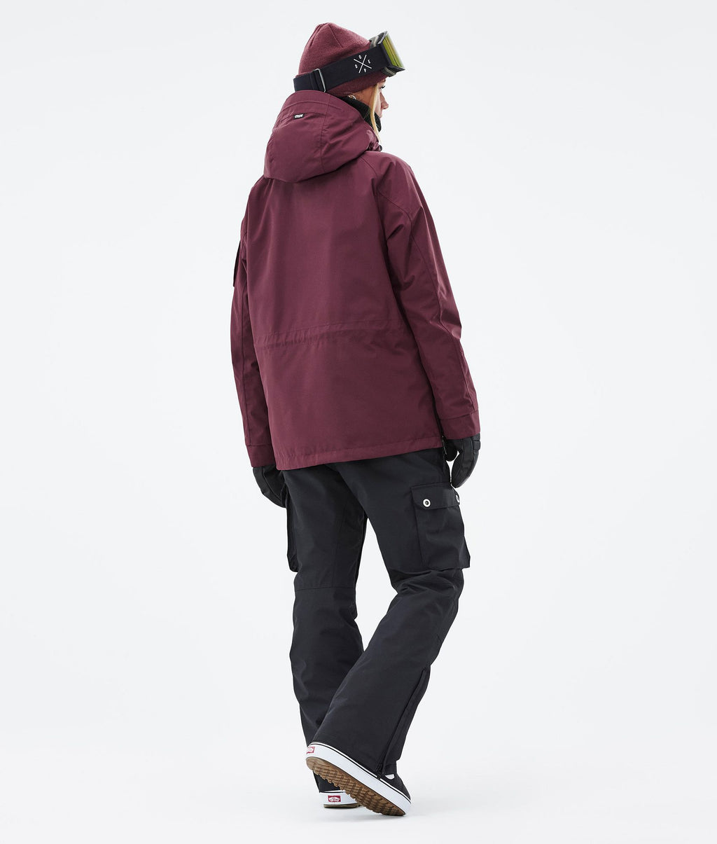 Snowboard Jacket For Women Don Burgundy