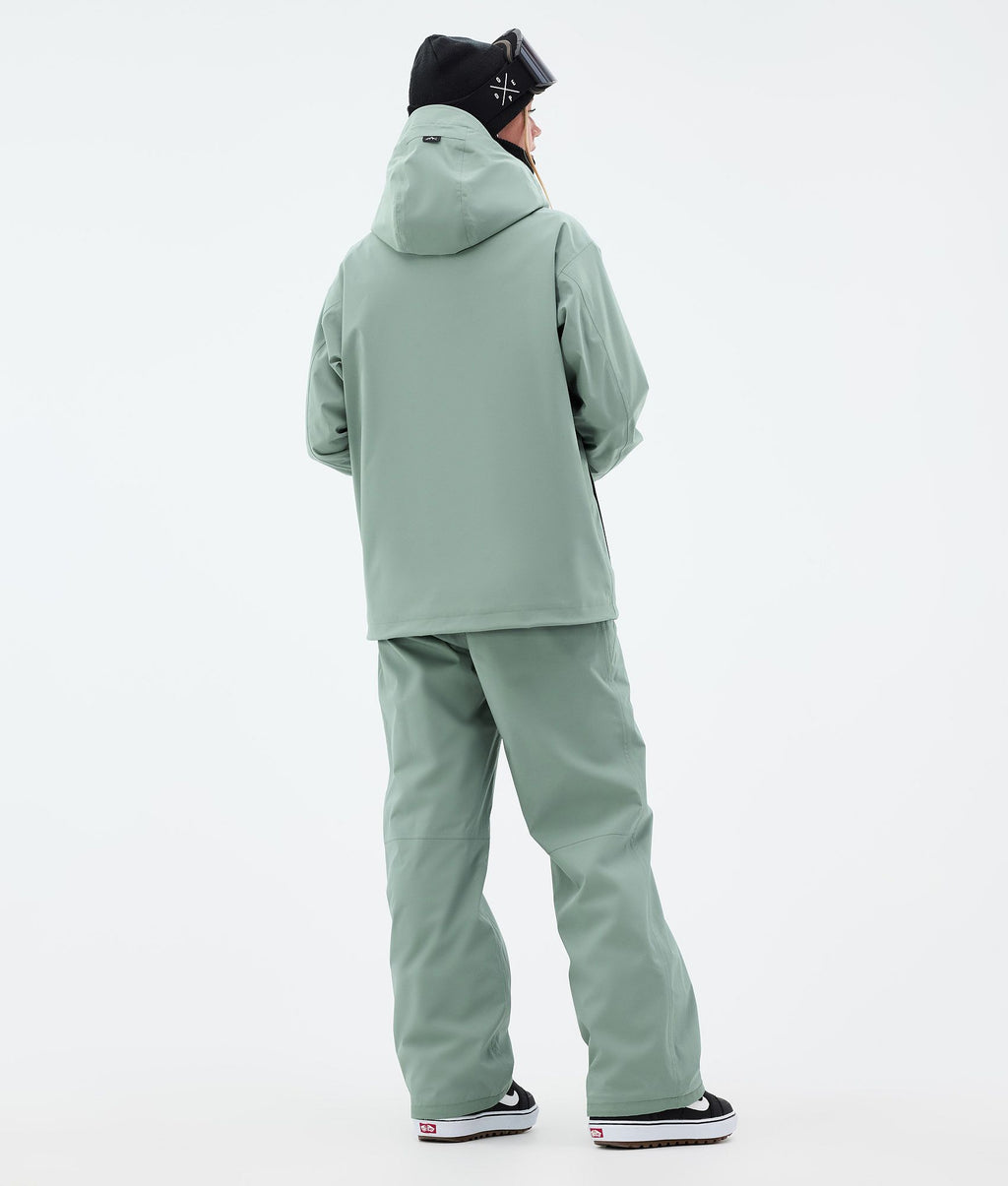 Snowboard Jacket For Women Faded Green