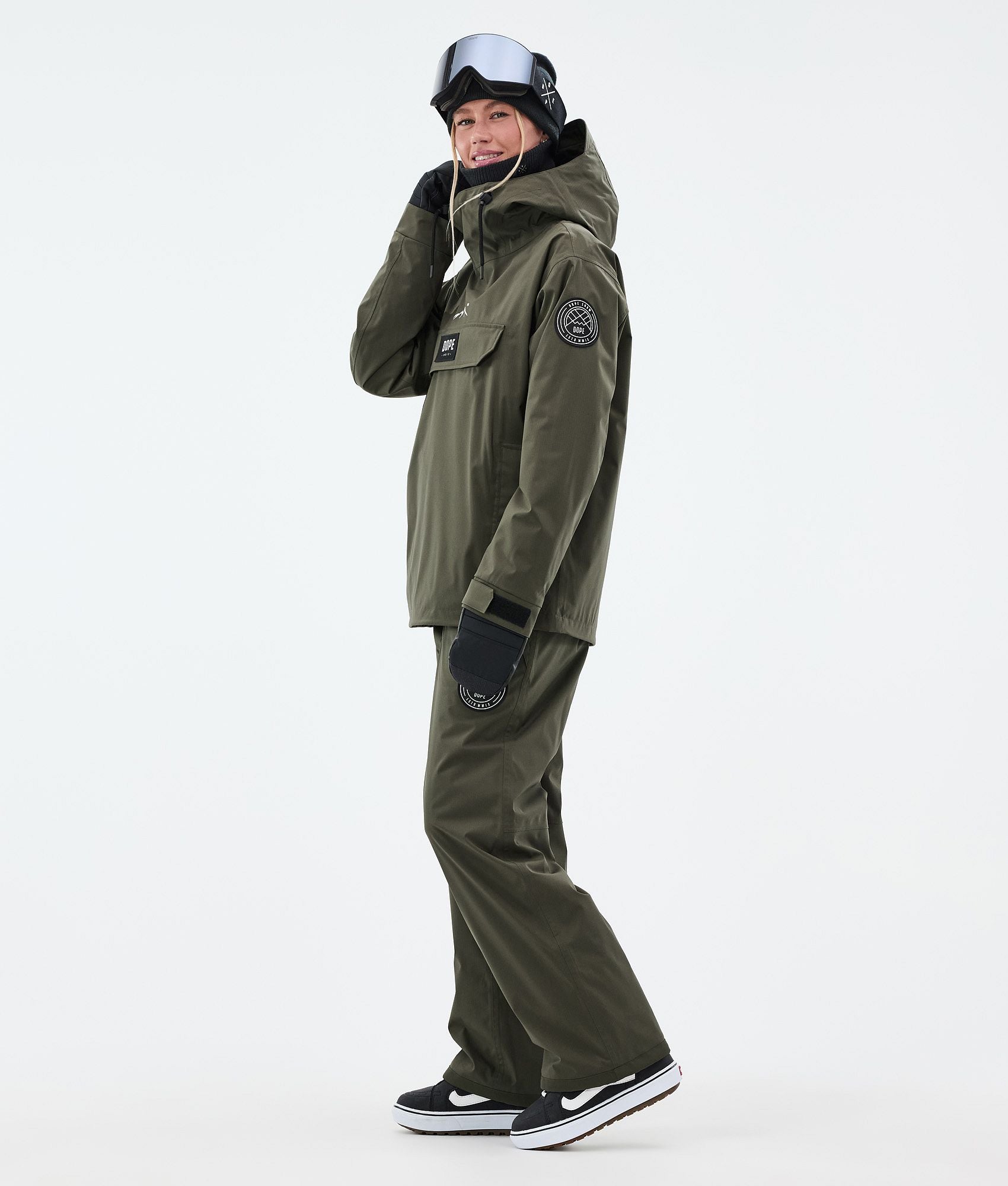 Snowboard Jacket For Women Olive Green