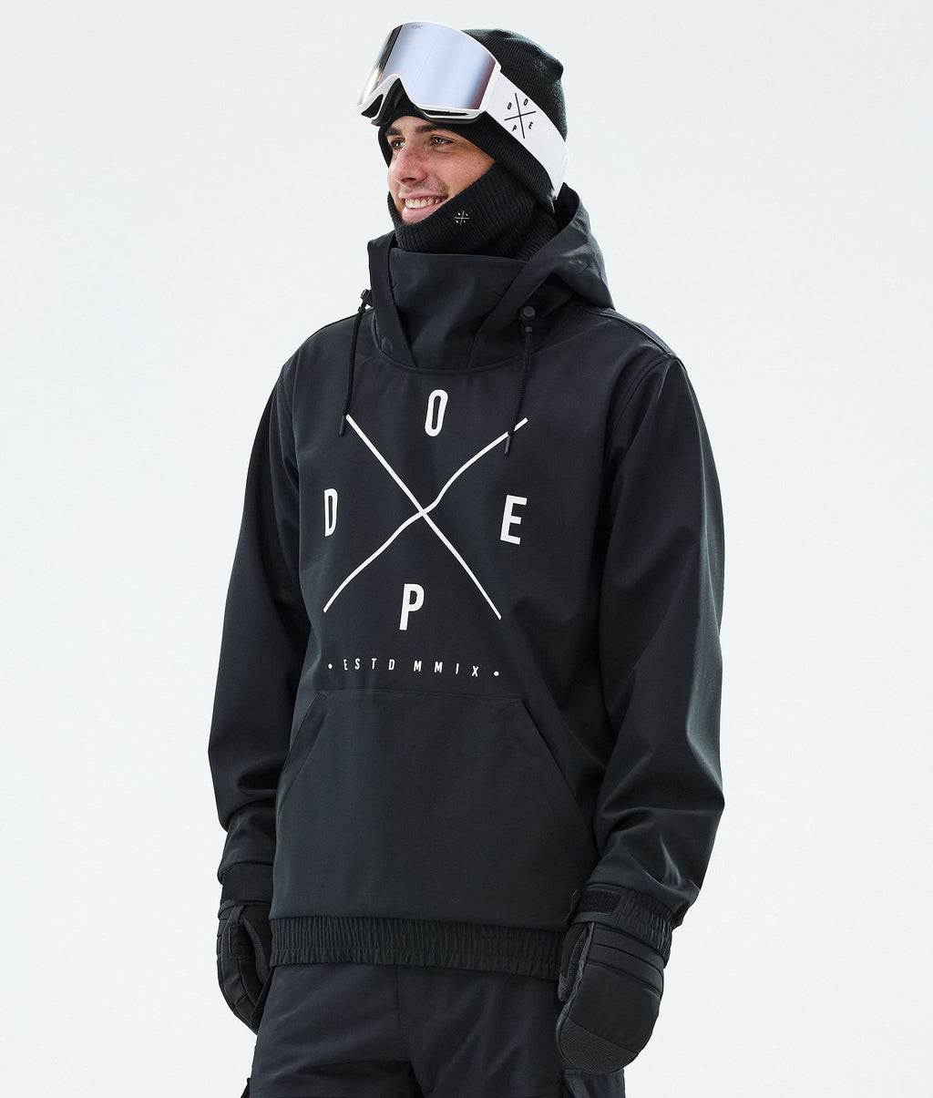 Snowboard Jacket For Men 2X-Up Black