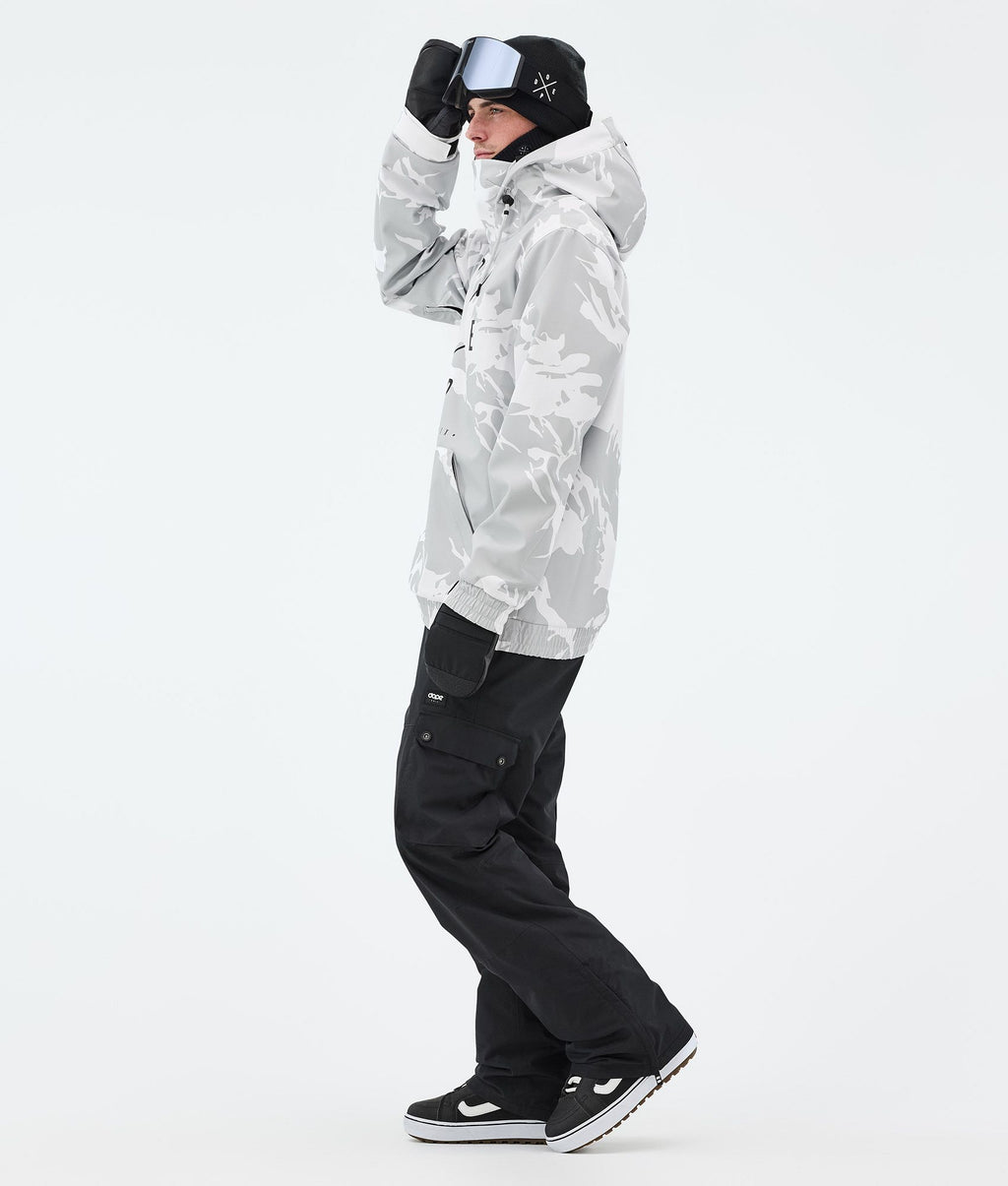 Snowboard Jacket For Men 2X-Up Grey Camo