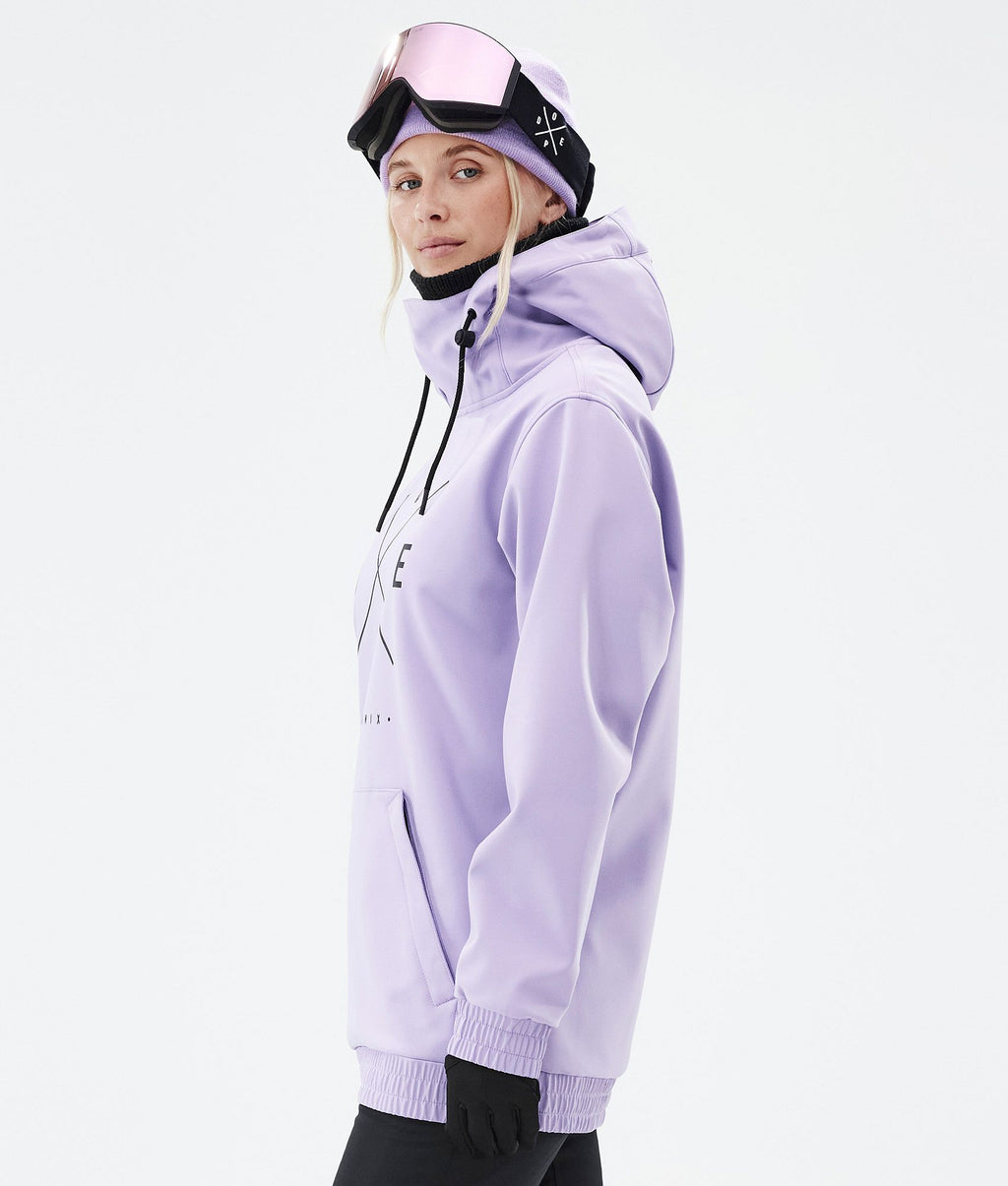 Snowboard Jacket For Women 2X-Up Faded Violet