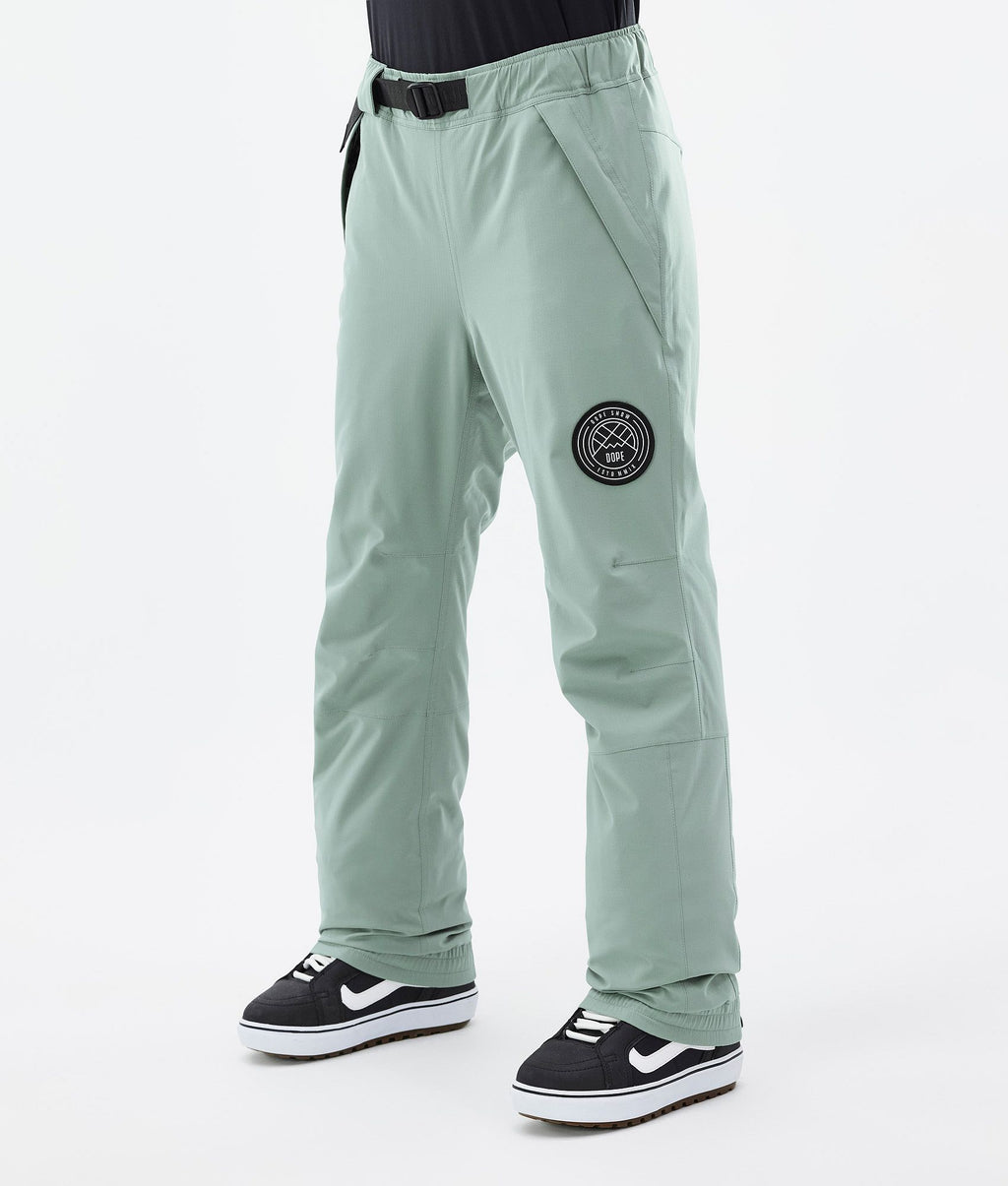Snowboard Pants For Women Faded Green