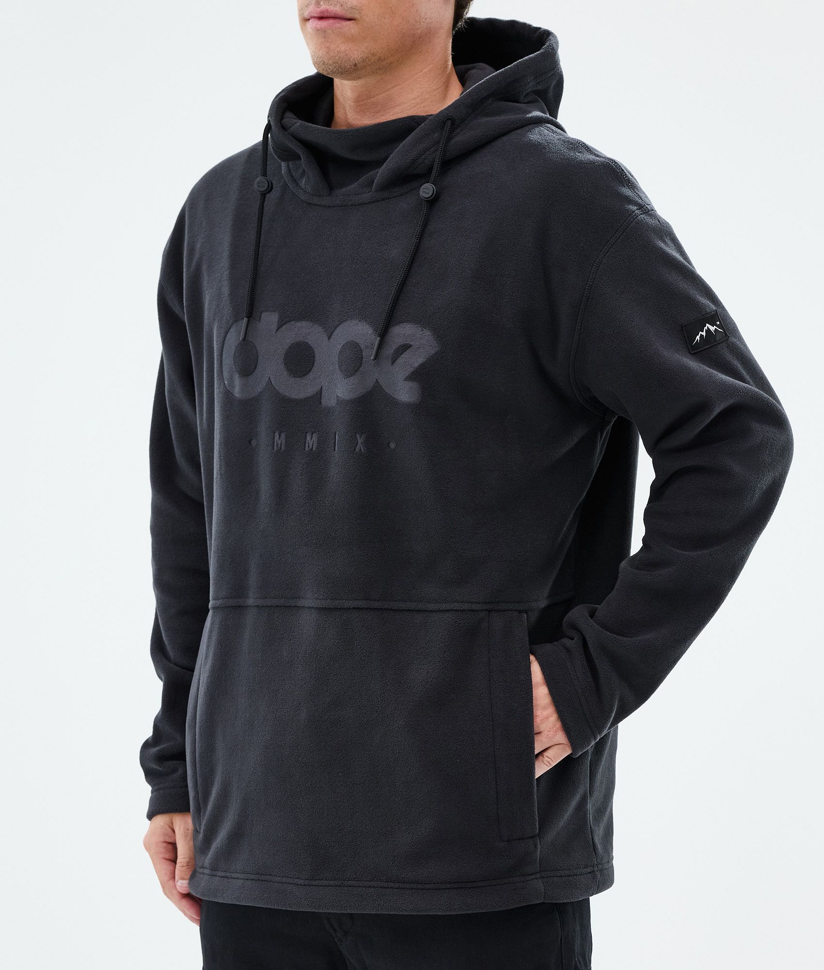 Fleece Hoodie For Men Black