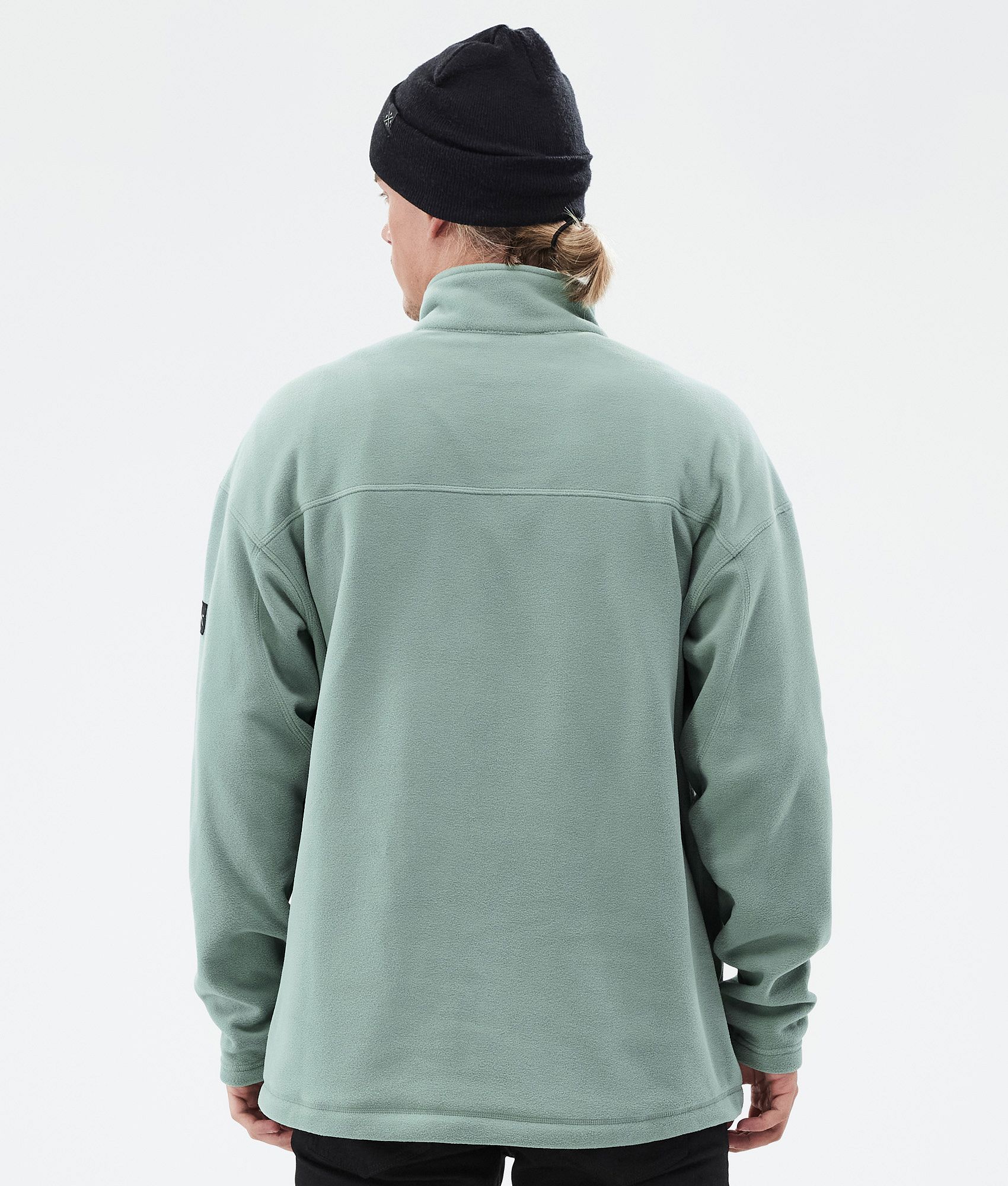 Fleece Sweater For Men Faded Green