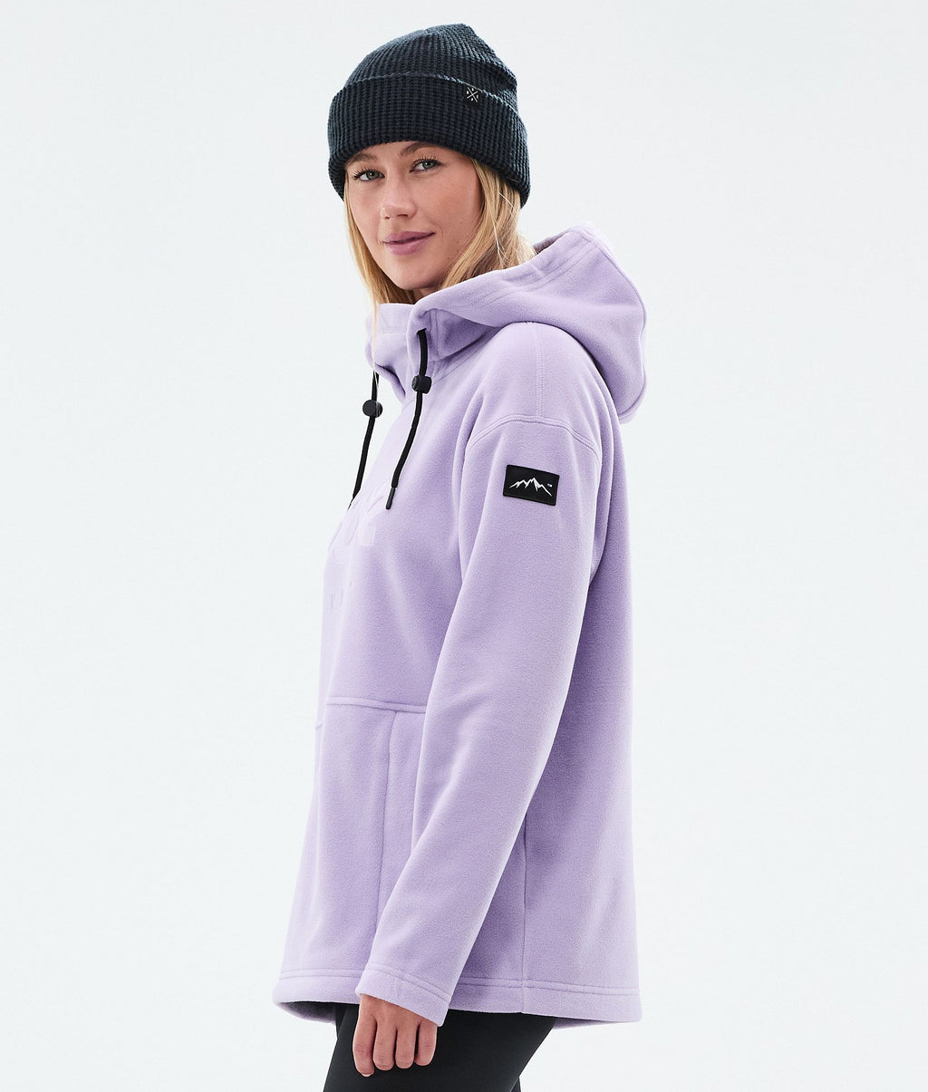 Fleece Hoodie For Women Faded Violet