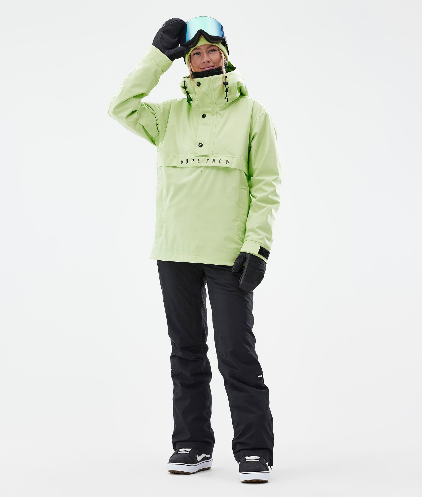Snowboard Jacket For Women Faded Neon