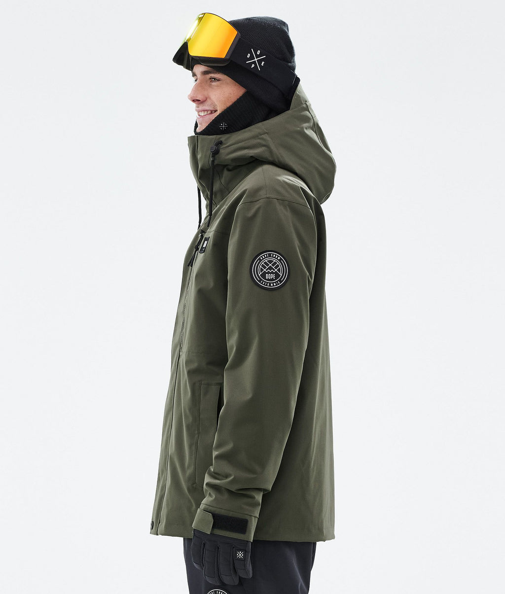 Snowboard Jacket For Men Olive Green