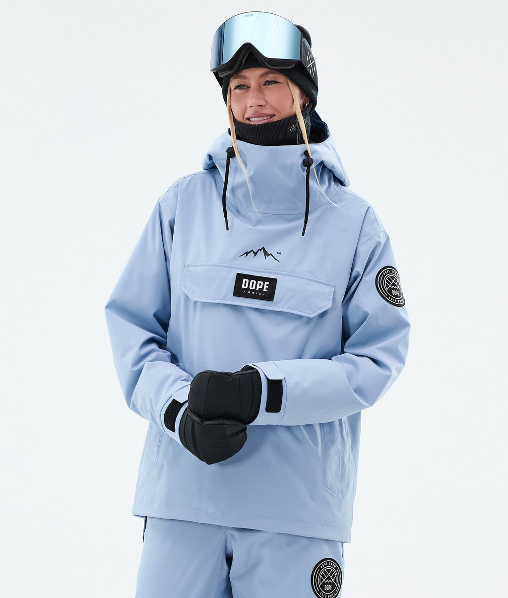 Snowboard Jacket For Women Light Blue