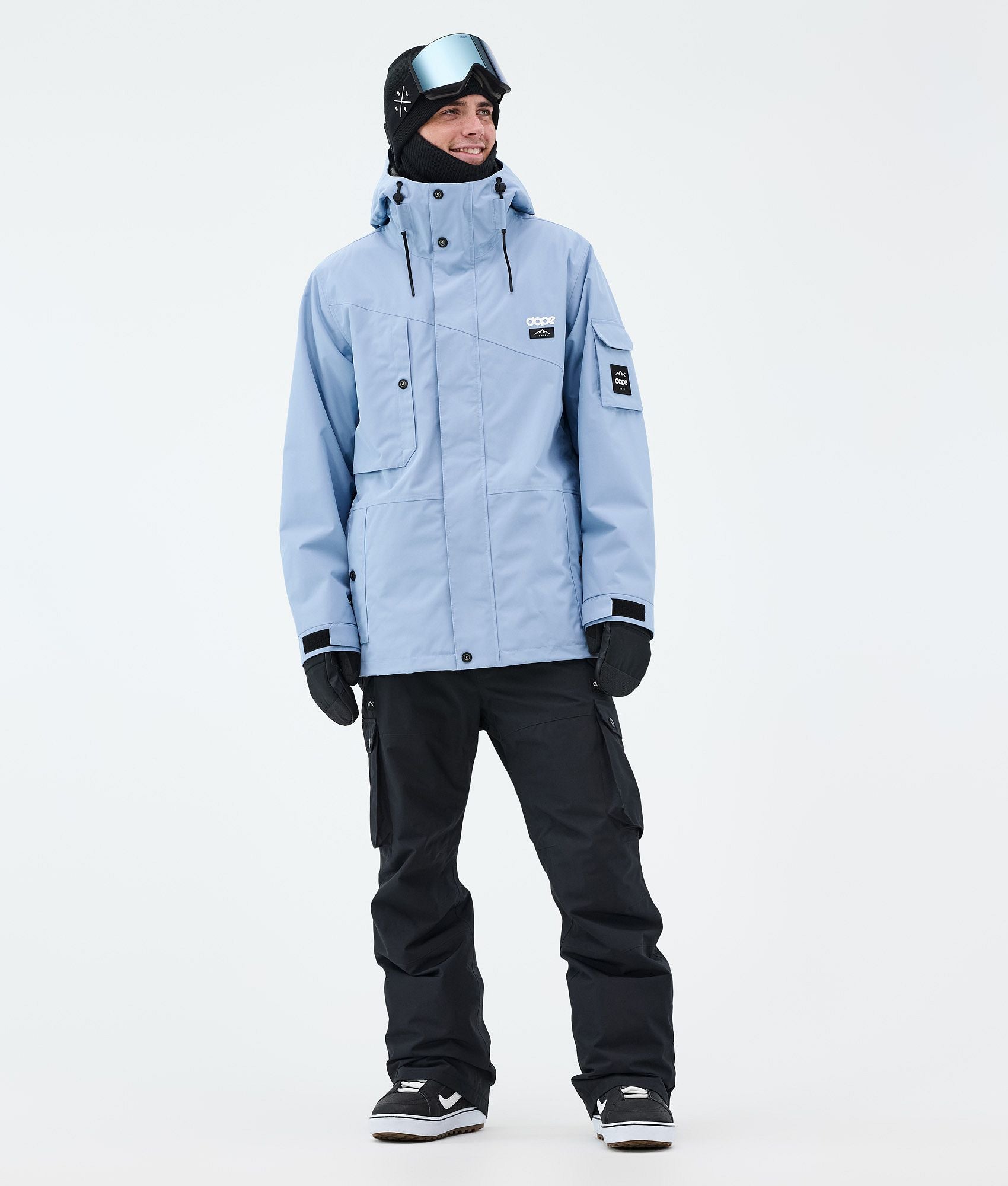 Snowboard Jacket For Men Light Blue