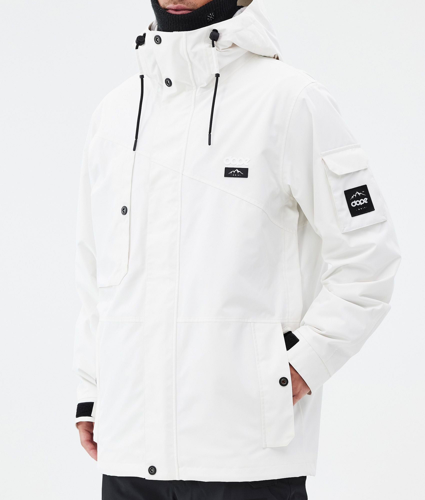 Snowboard Jacket For Men Old White