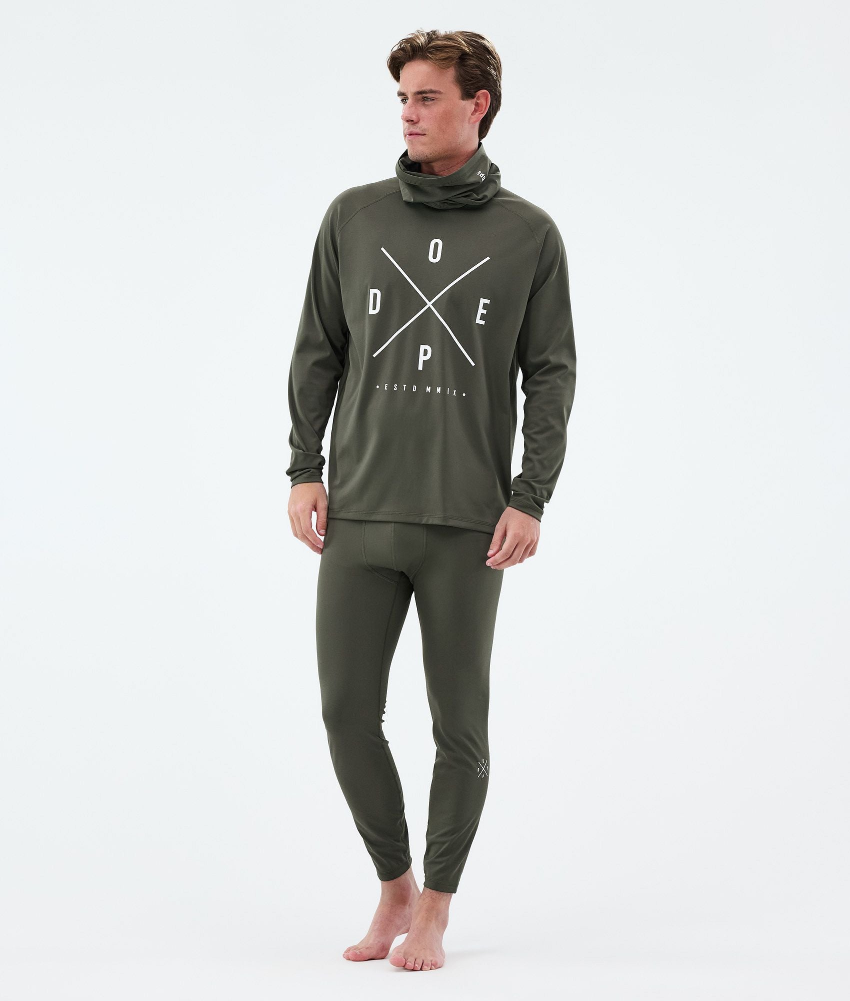 Base Layer Pant For Men 2X-Up Olive Green