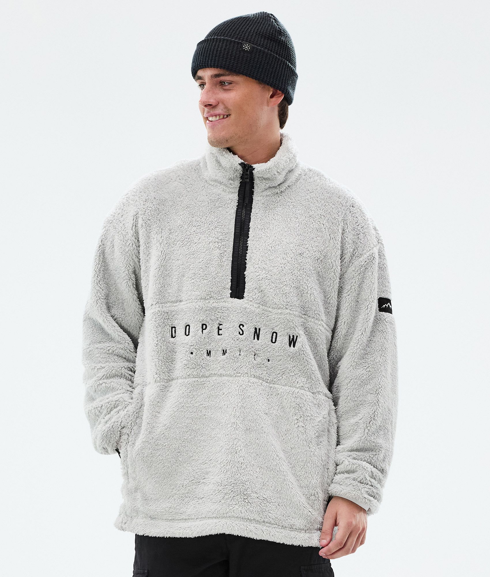 Fleece Sweater For Men Light Grey