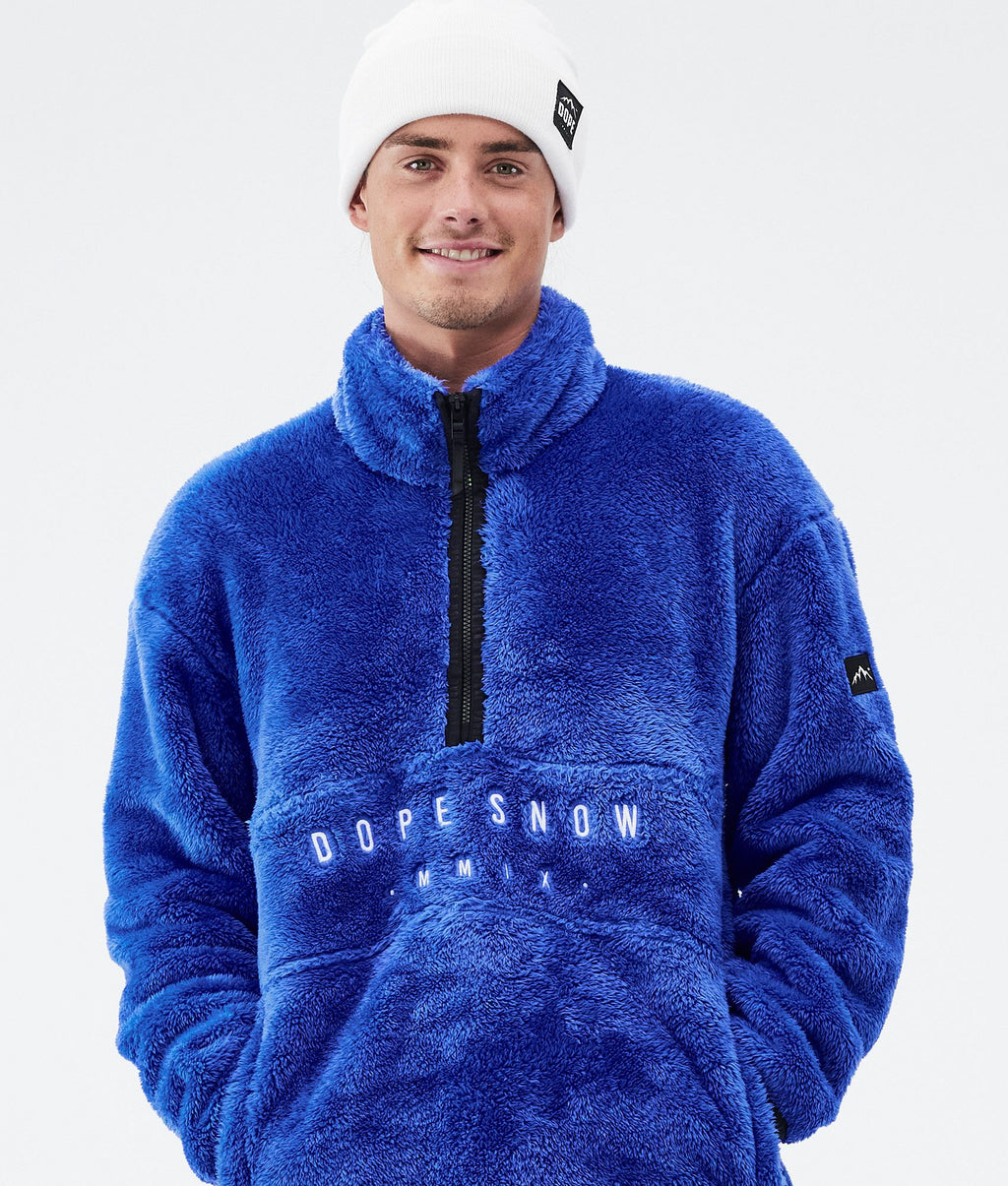 Fleece Sweater For Men Cobalt Blue