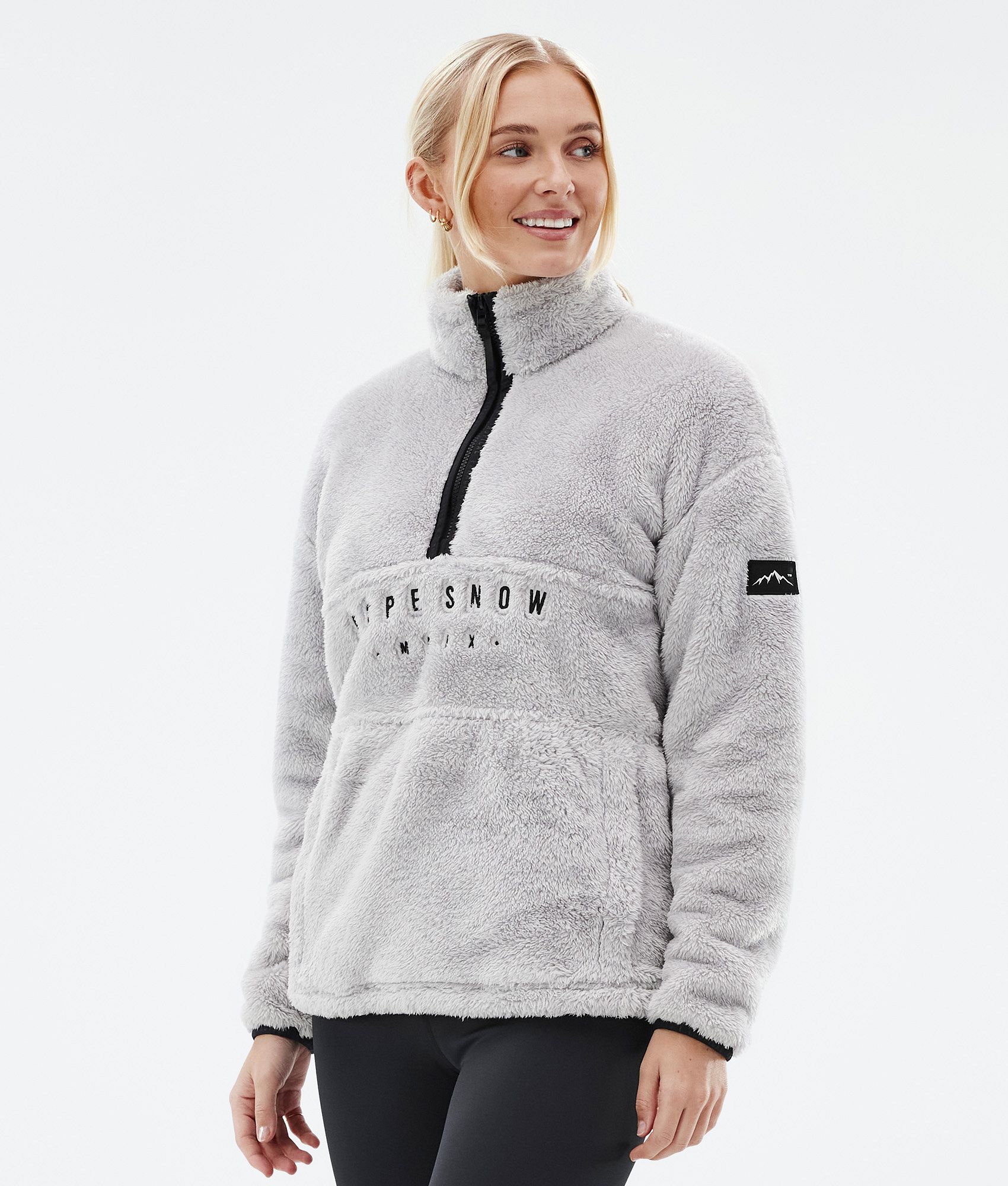 Fleece Sweater For Women Light Grey