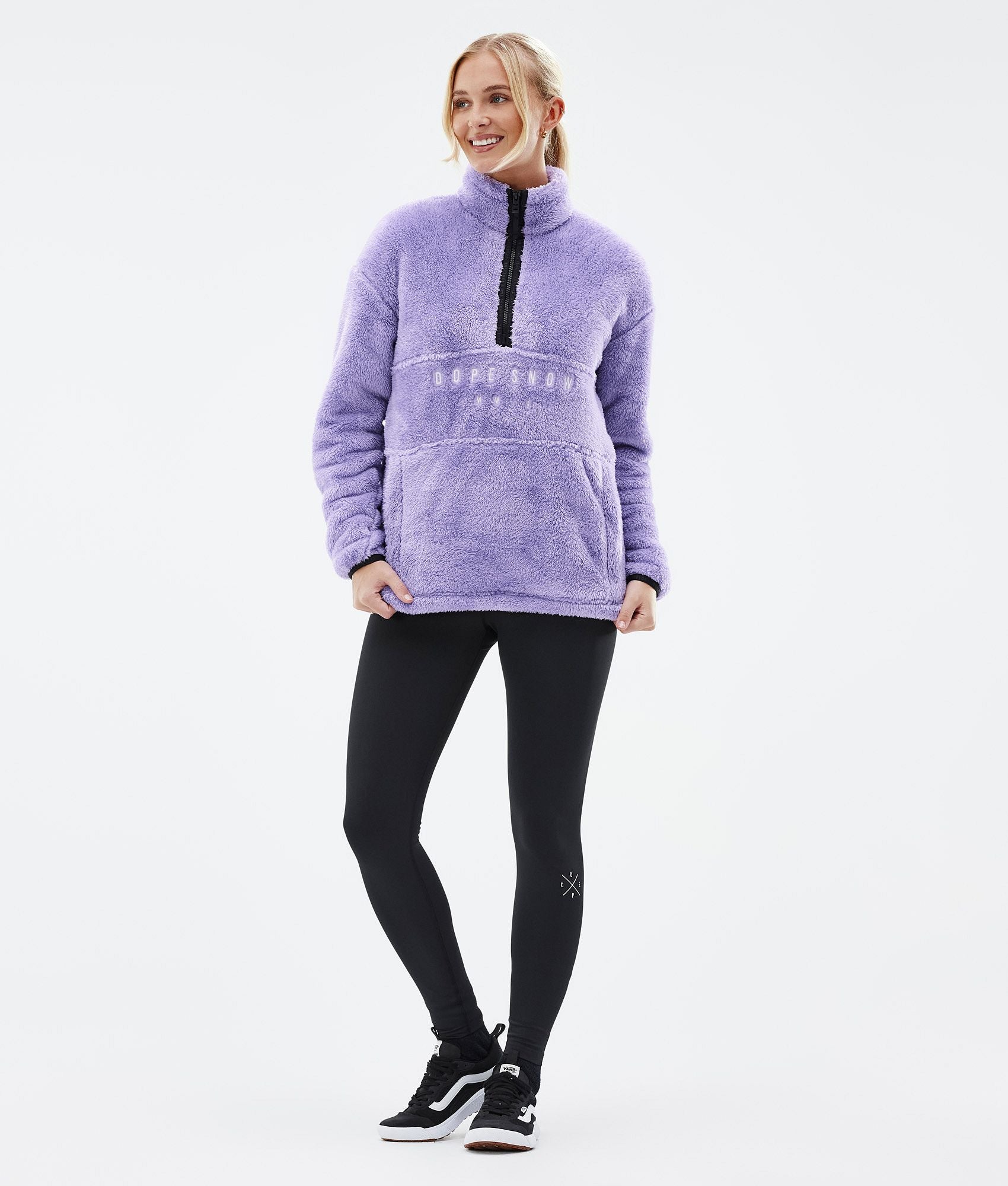 Fleece Sweater For Women Faded Violet