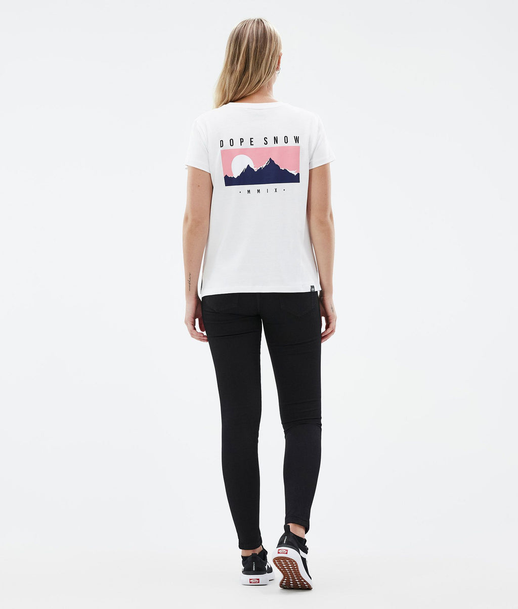 T-shirt Women Silhouette White