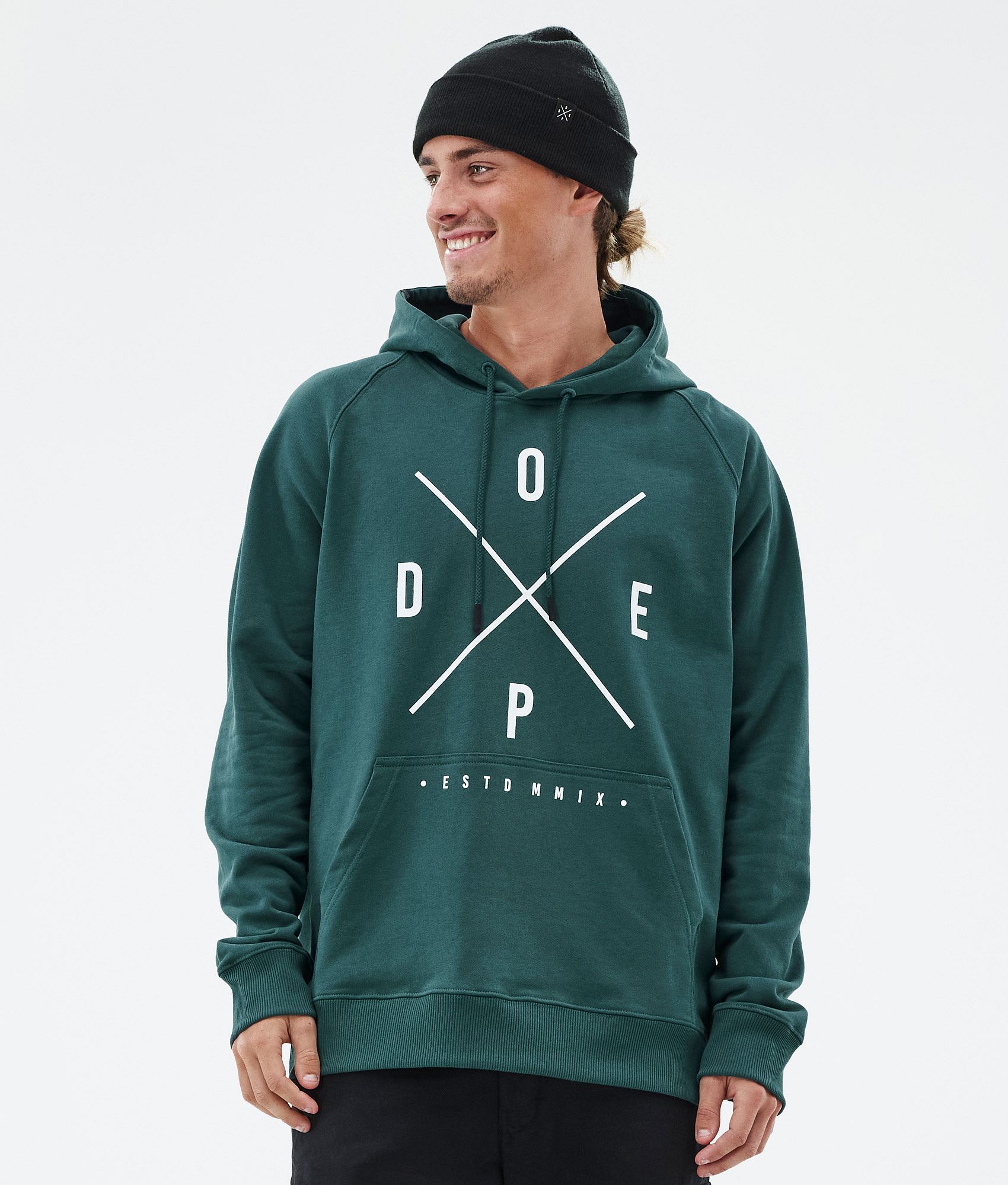 Hoodie For Men 2X-Up Bottle Green