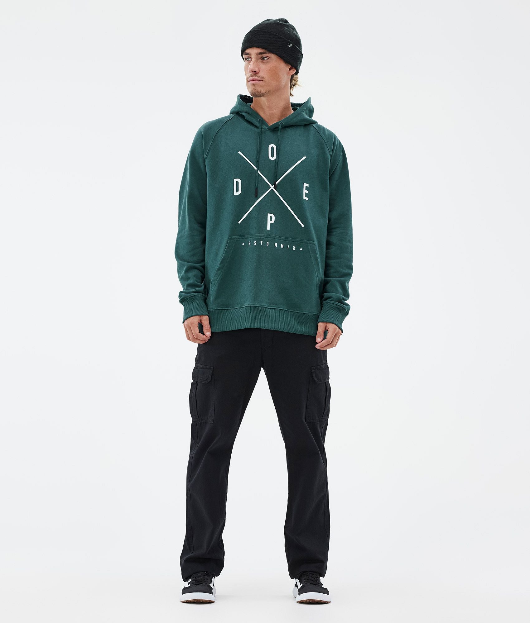 Hoodie For Men 2X-Up Bottle Green