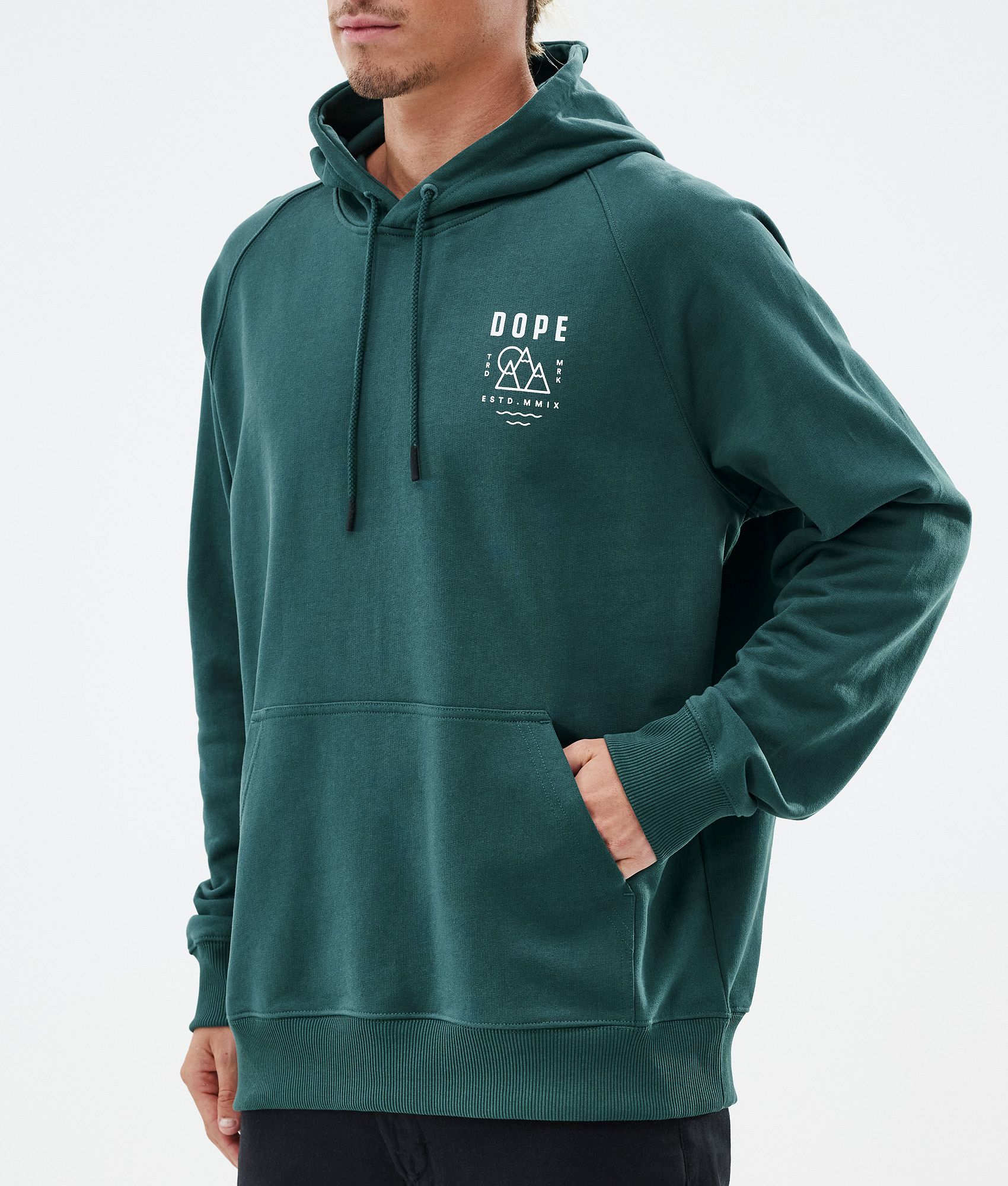 Hoodie For Men Summit Bottle Green