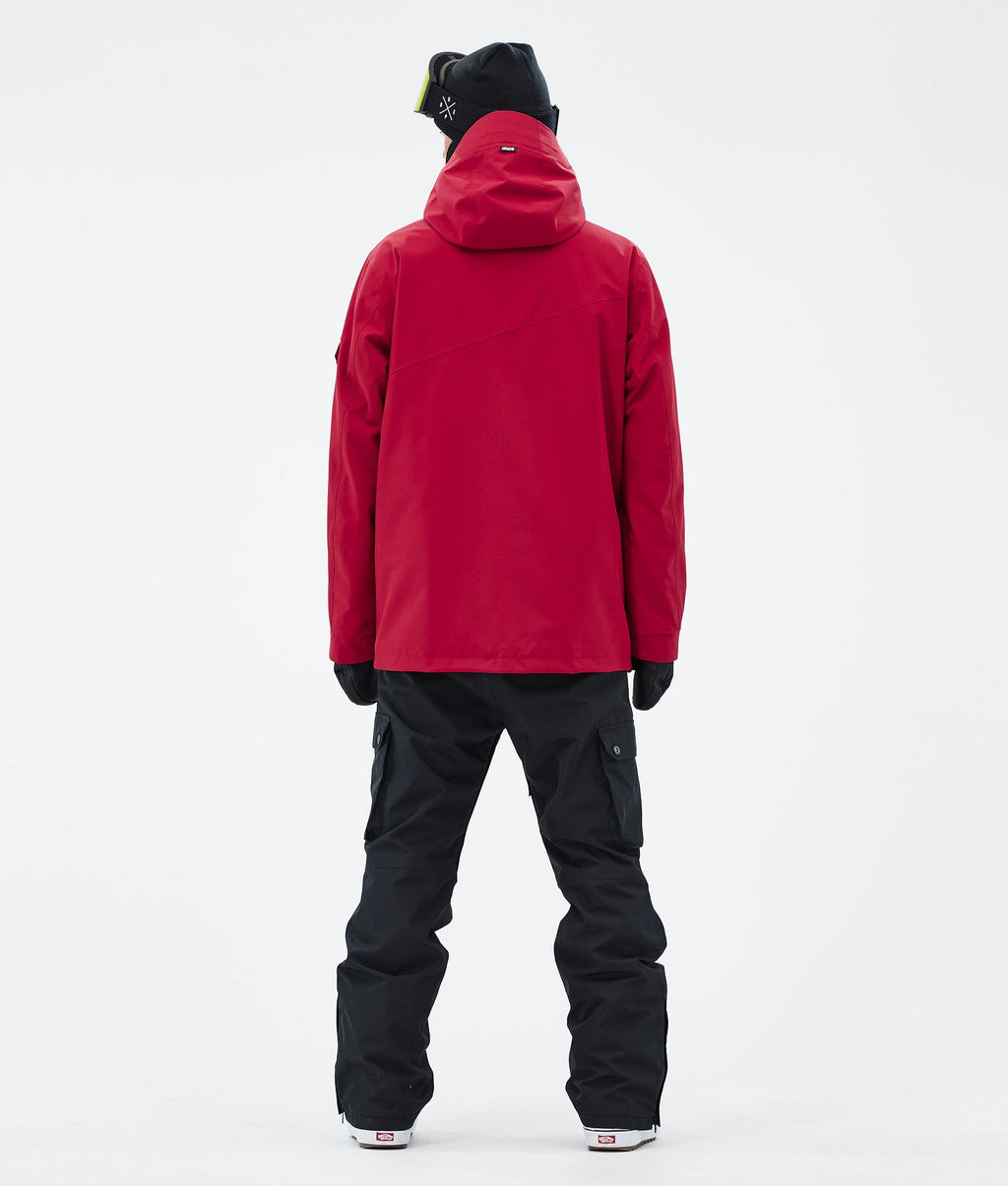 Snowboard Jacket For Men Deep Red