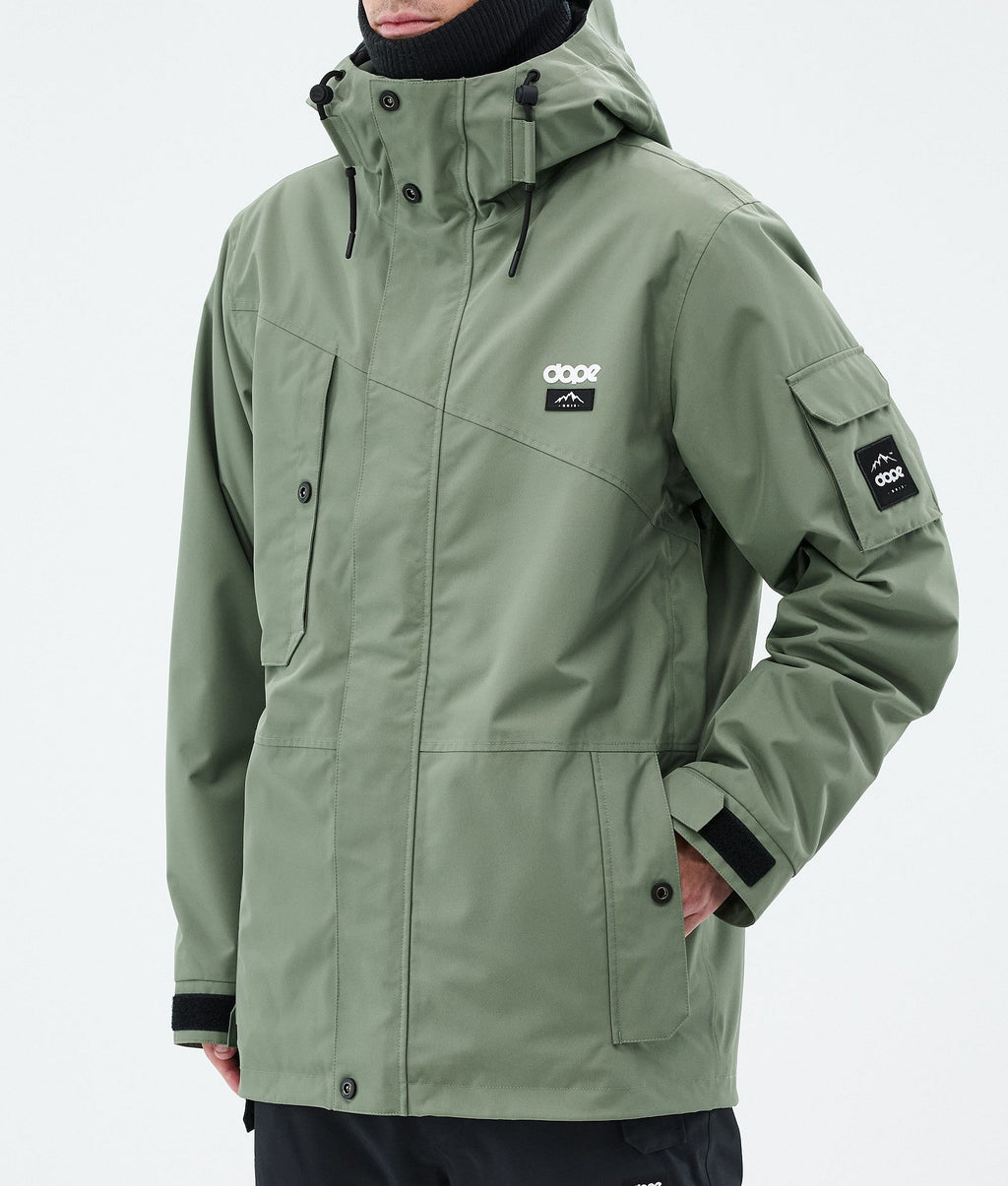 Snowboard Jacket For Men Moss Green