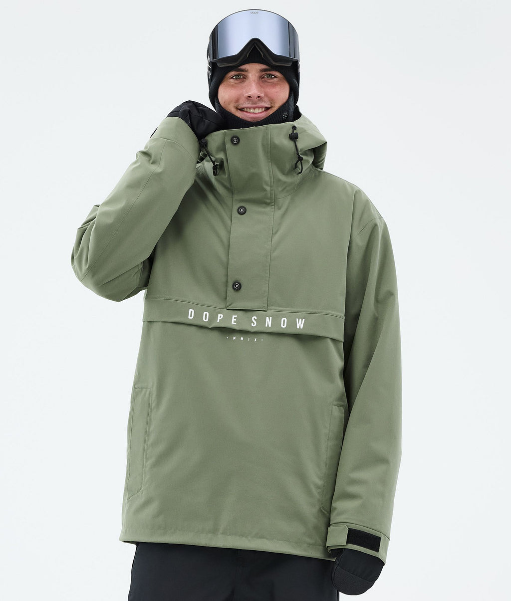 Snowboard Jacket For Men Moss Green